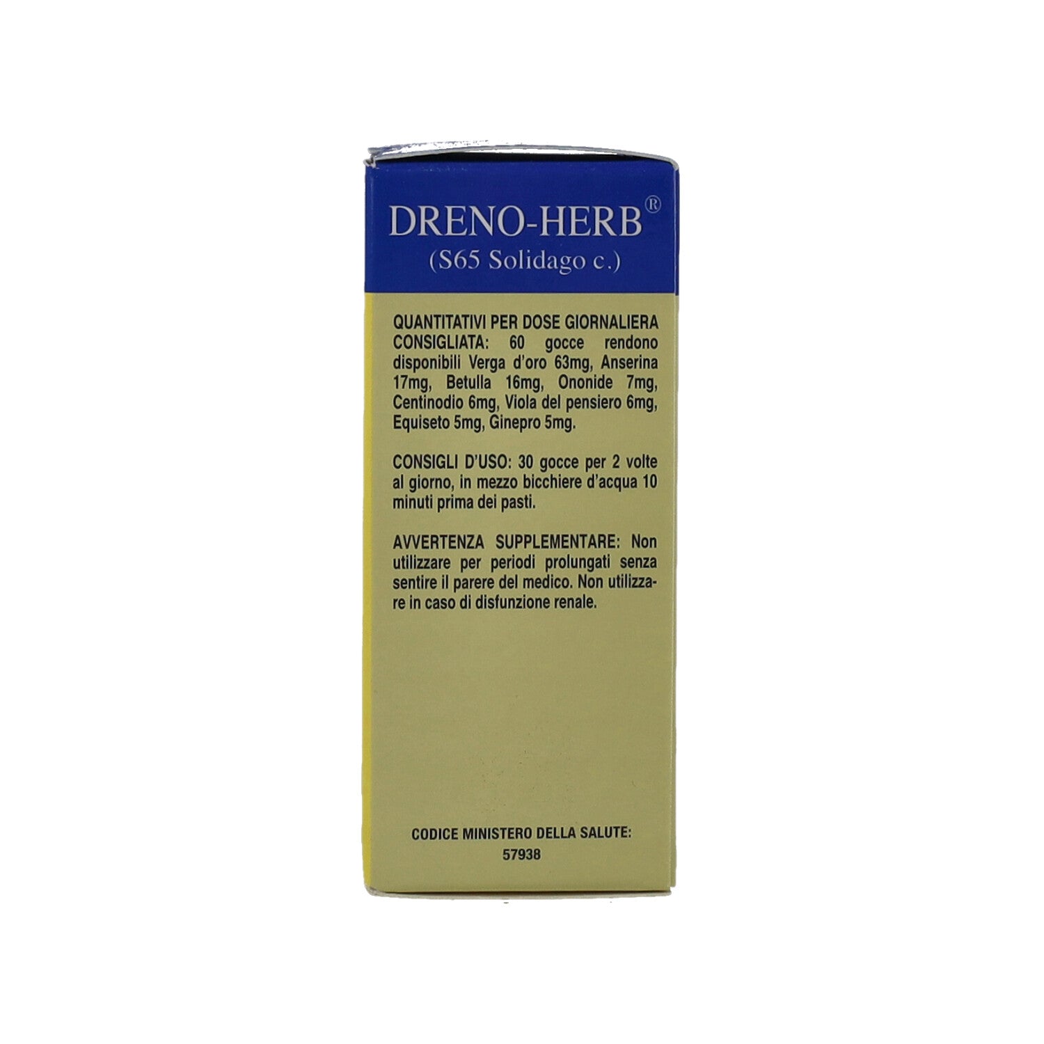 DRENO-HERB COMPOSTO S65 SOLIDA - 50 ML