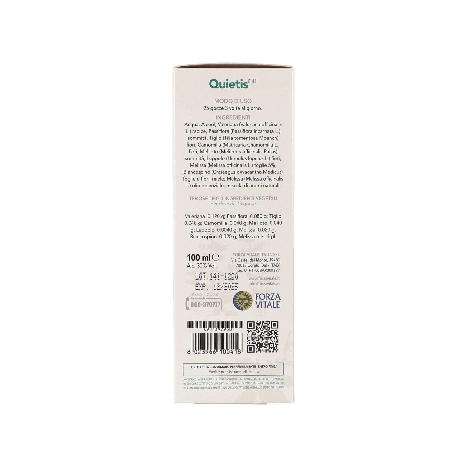 QUIETIS ECOSOL GOCCE 100ML