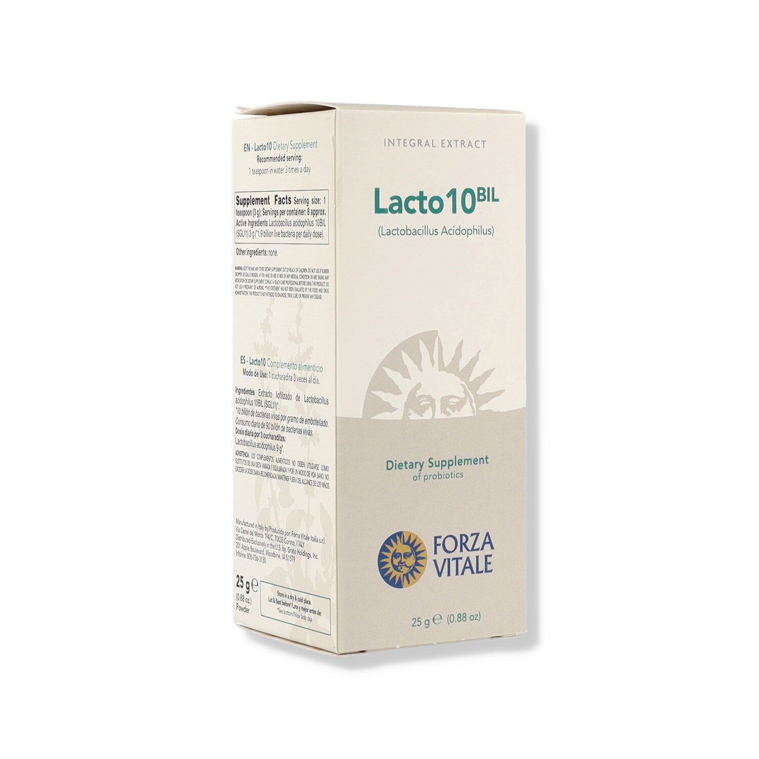 LACTO10 ECOSOL POLVERE 25G