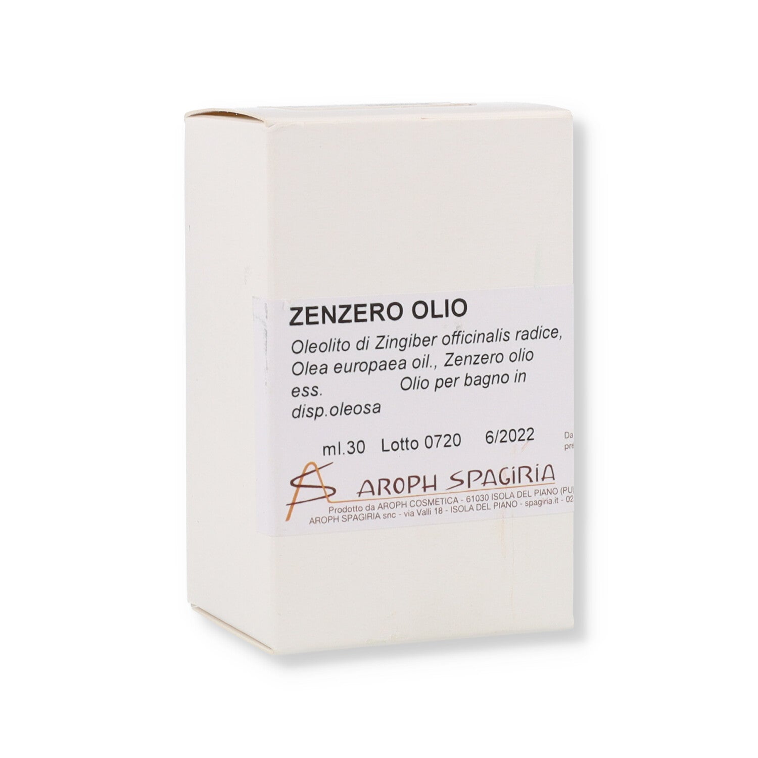 ZENZERO OLIO BAGNO - 30ML