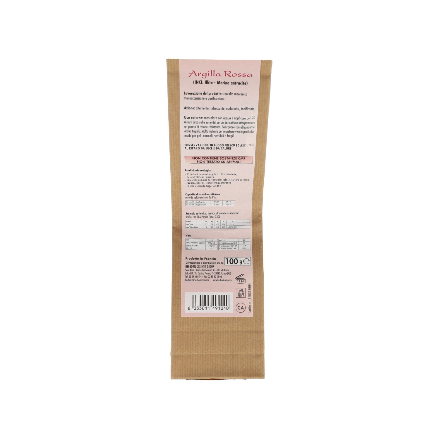 ARGILLA ROSSA FINE 100G