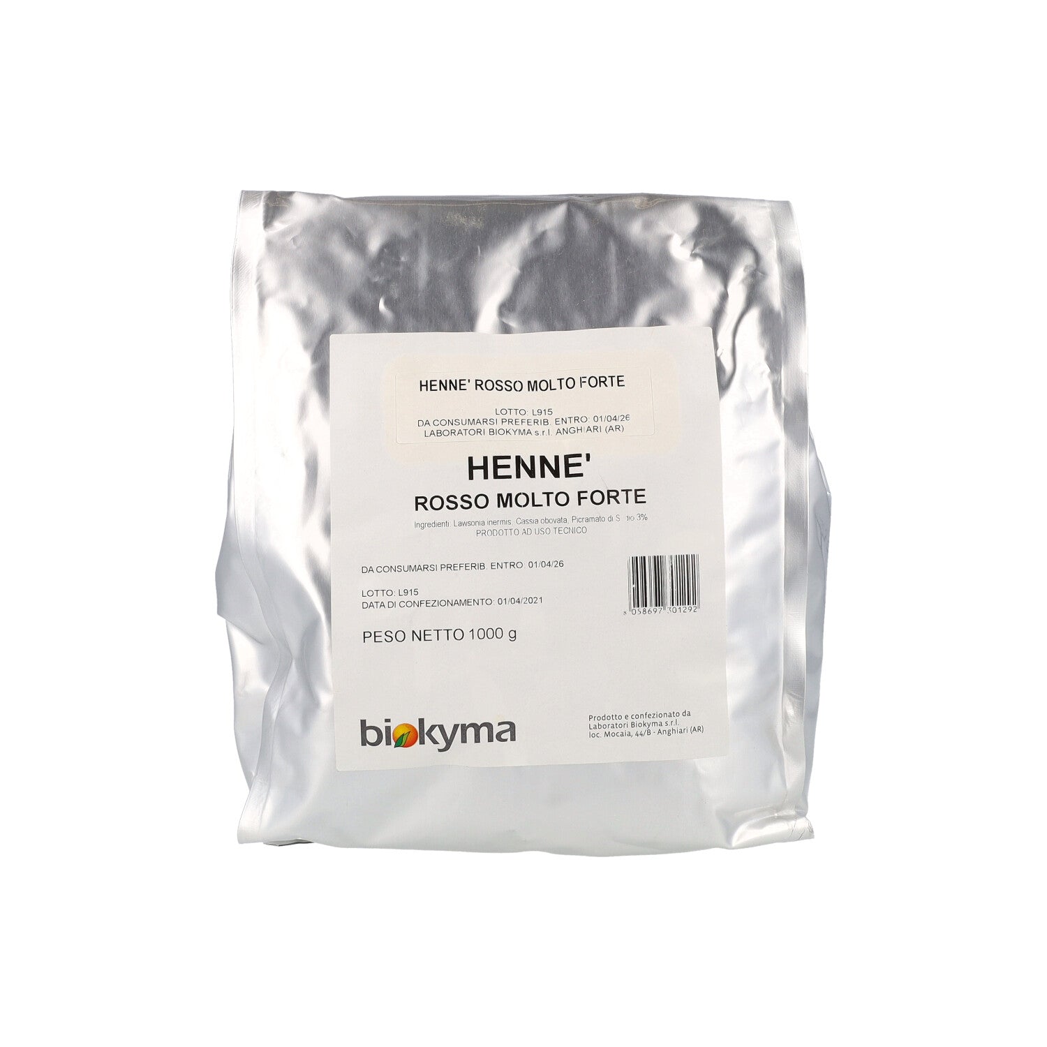 HENNE ROSSO MOLTO FORTE 1KG