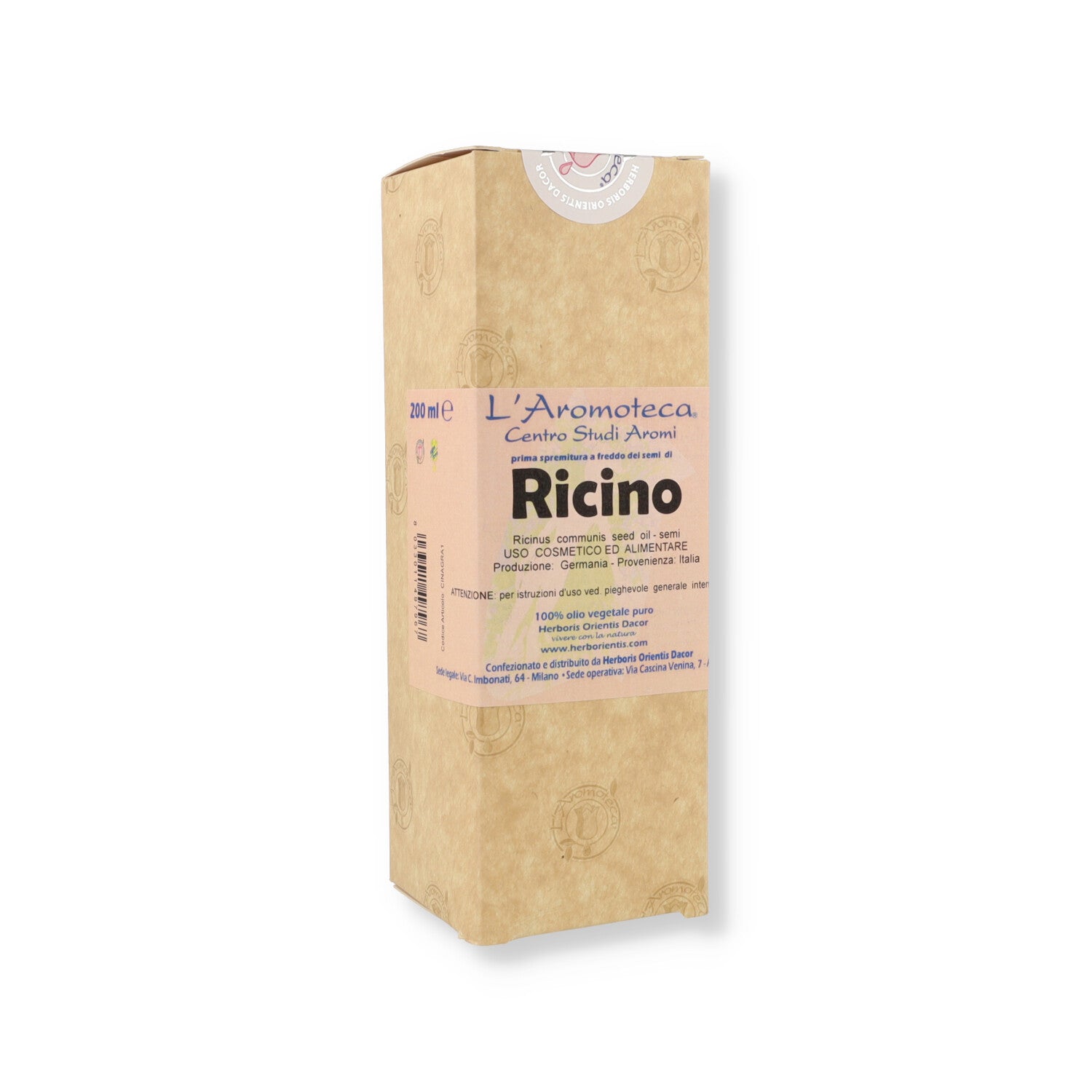 RICINO OLIO VEGETALE 200ML