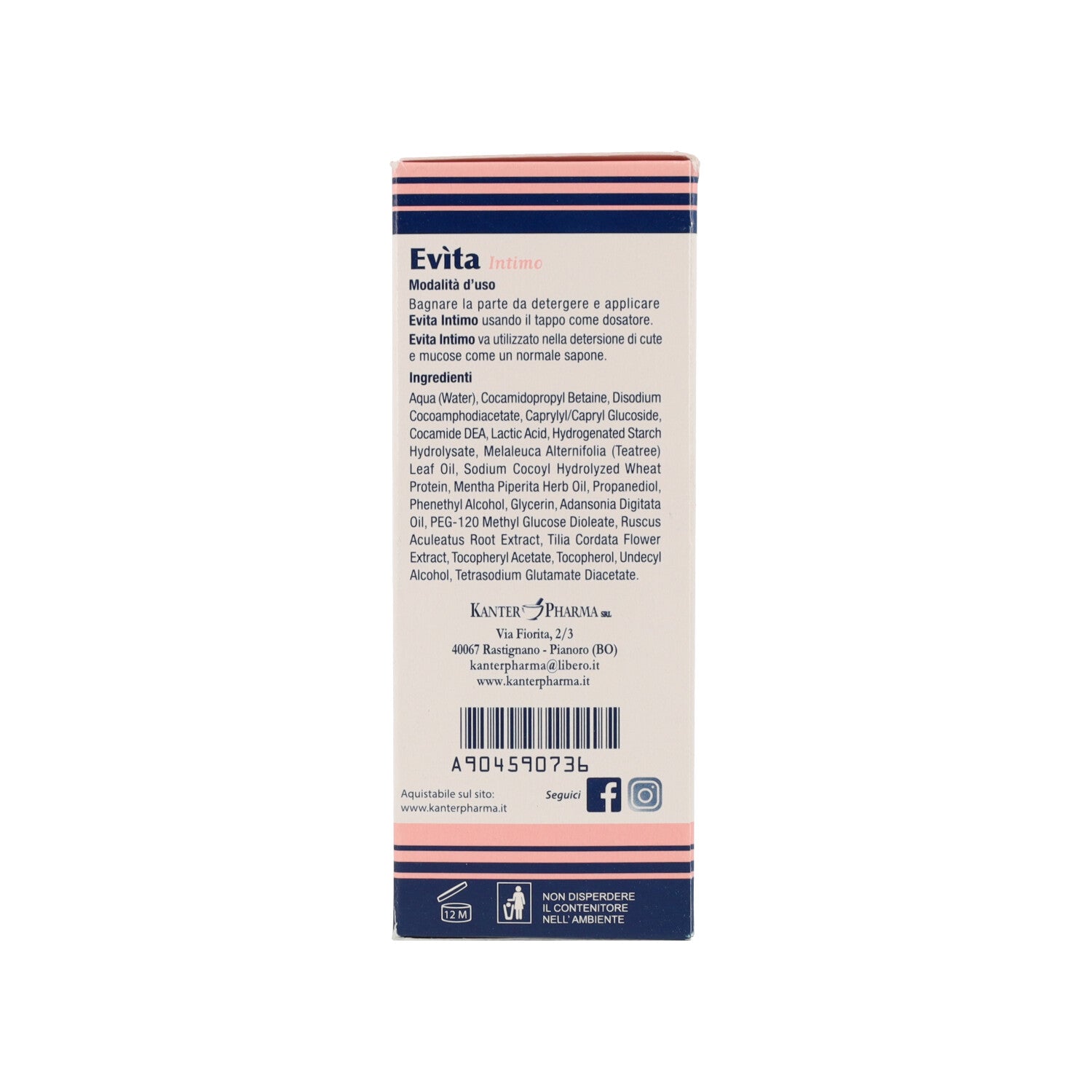 EVITA INTIMO DETERGENTE 200ML