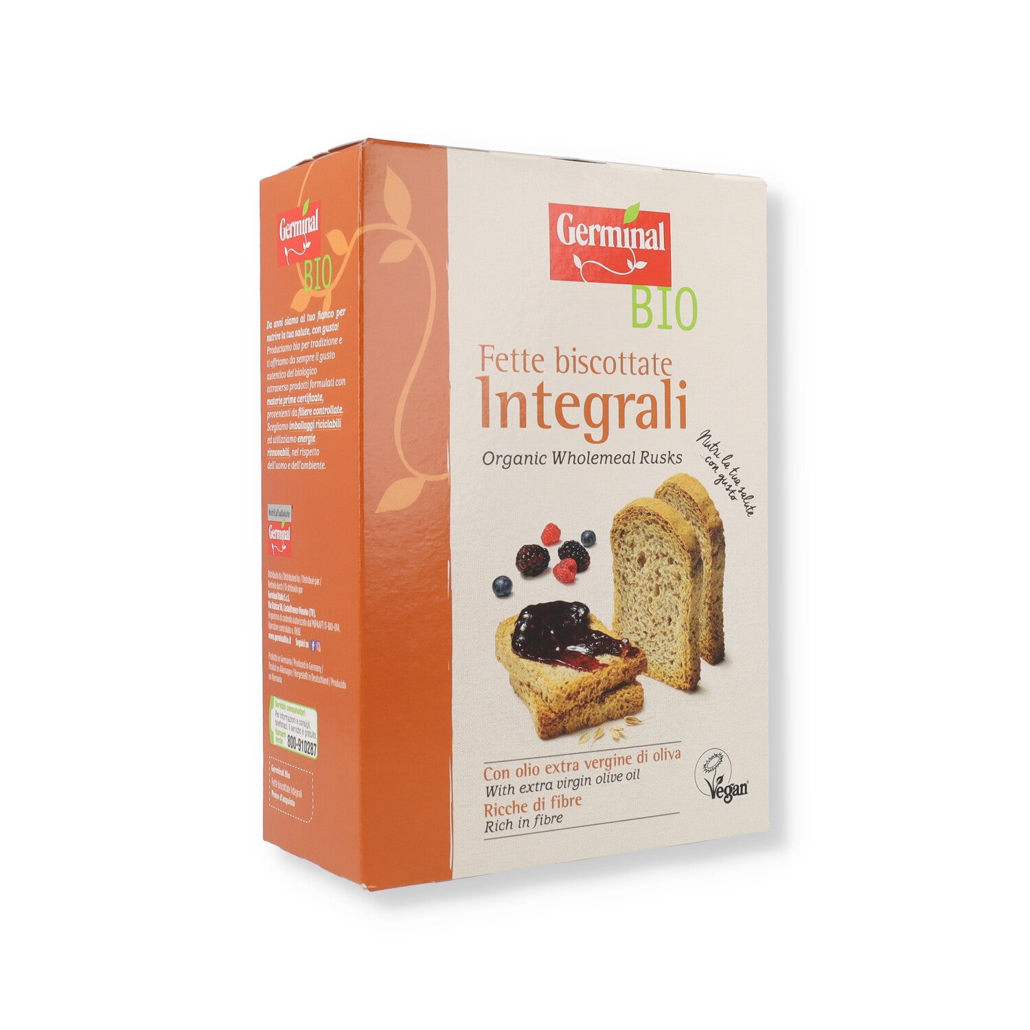 GERMINAL FETTE BISCOTTATE INTEGRALI FRUMENTO 200G