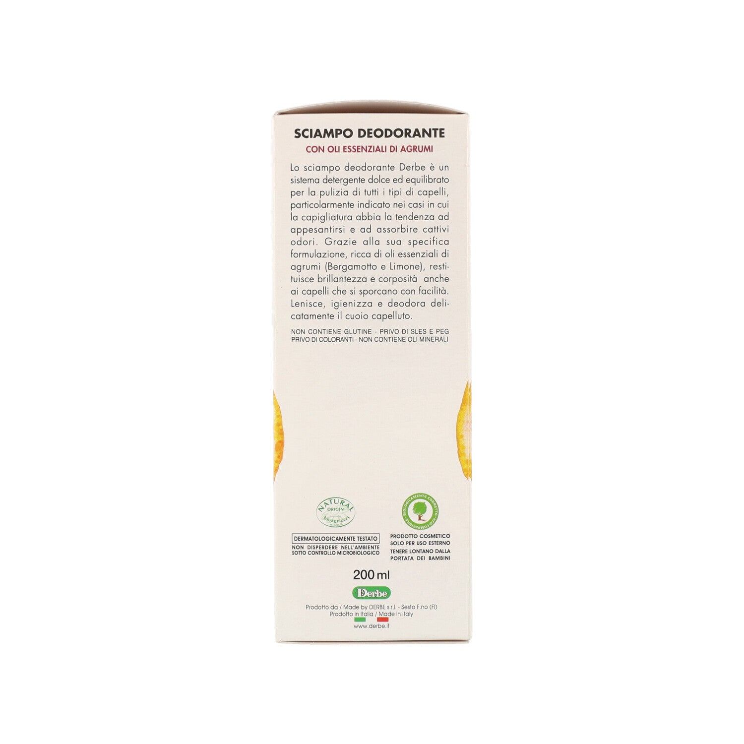 DERBE SH DEOD AGRUMI 200ML
