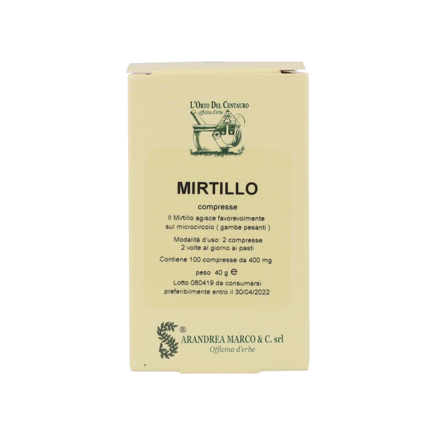 MIRTILLO BACCHE - 100CPR