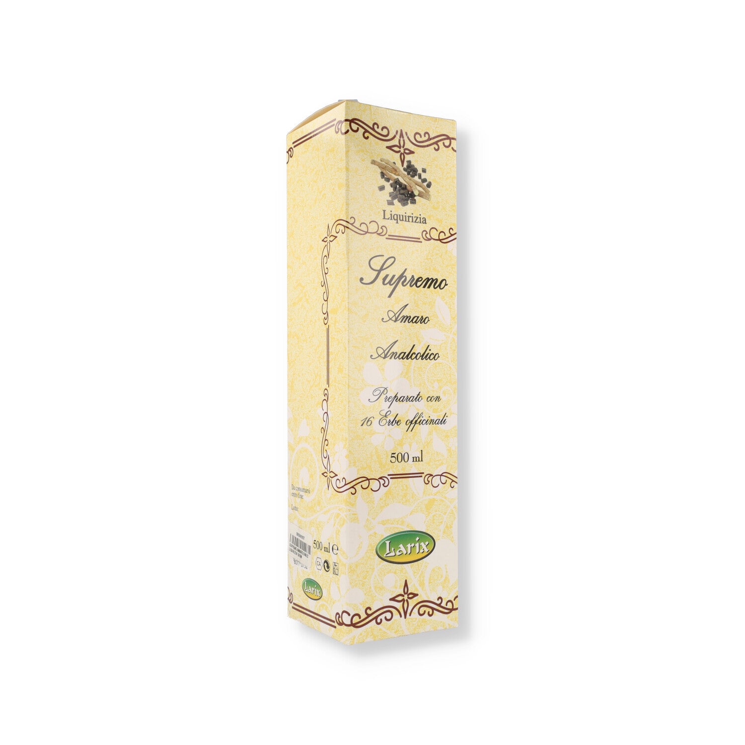 SUPREMO AMARO ANALCOLICO LQUIRIZIA - 500ML