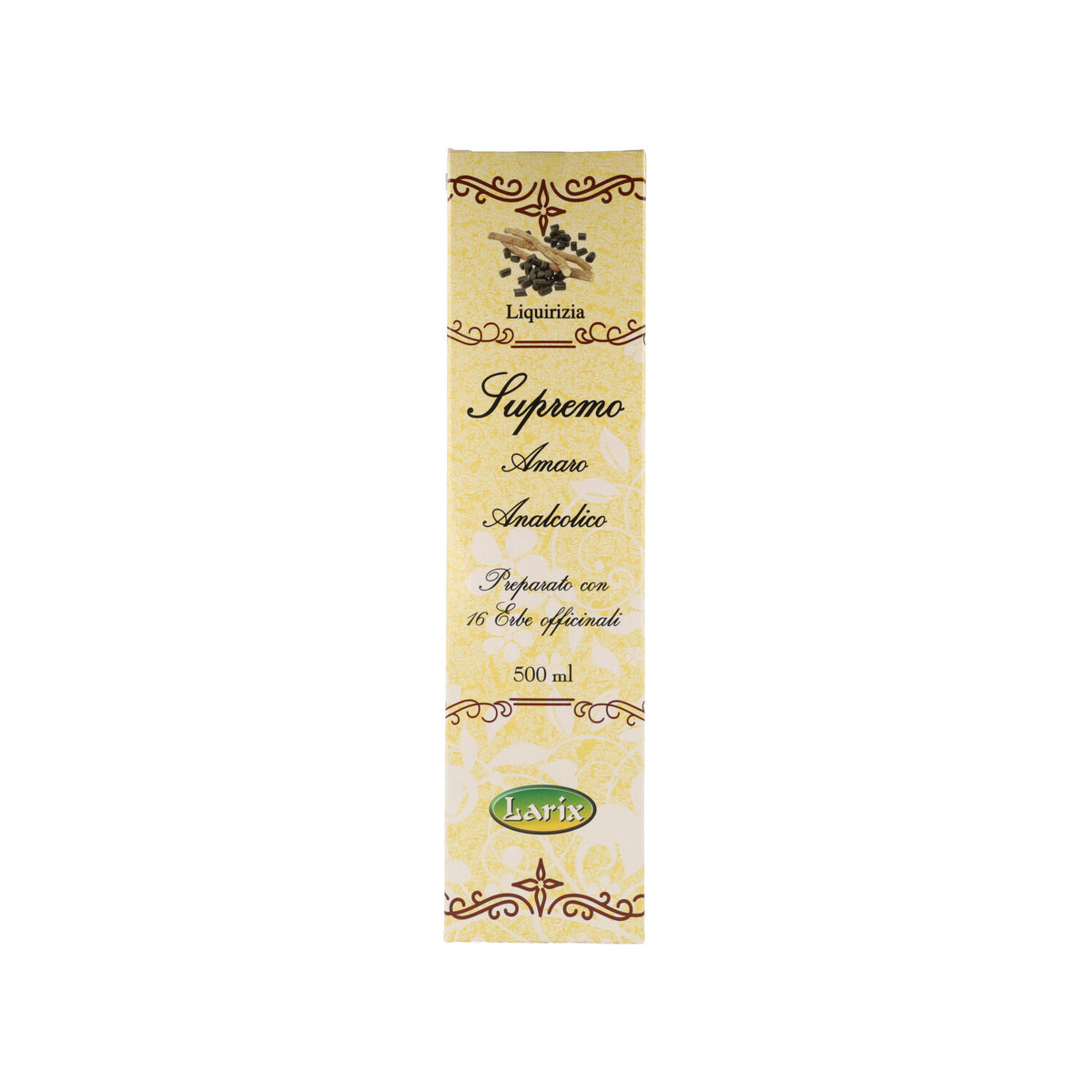 SUPREMO AMARO ANALCOLICO LQUIRIZIA - 500ML