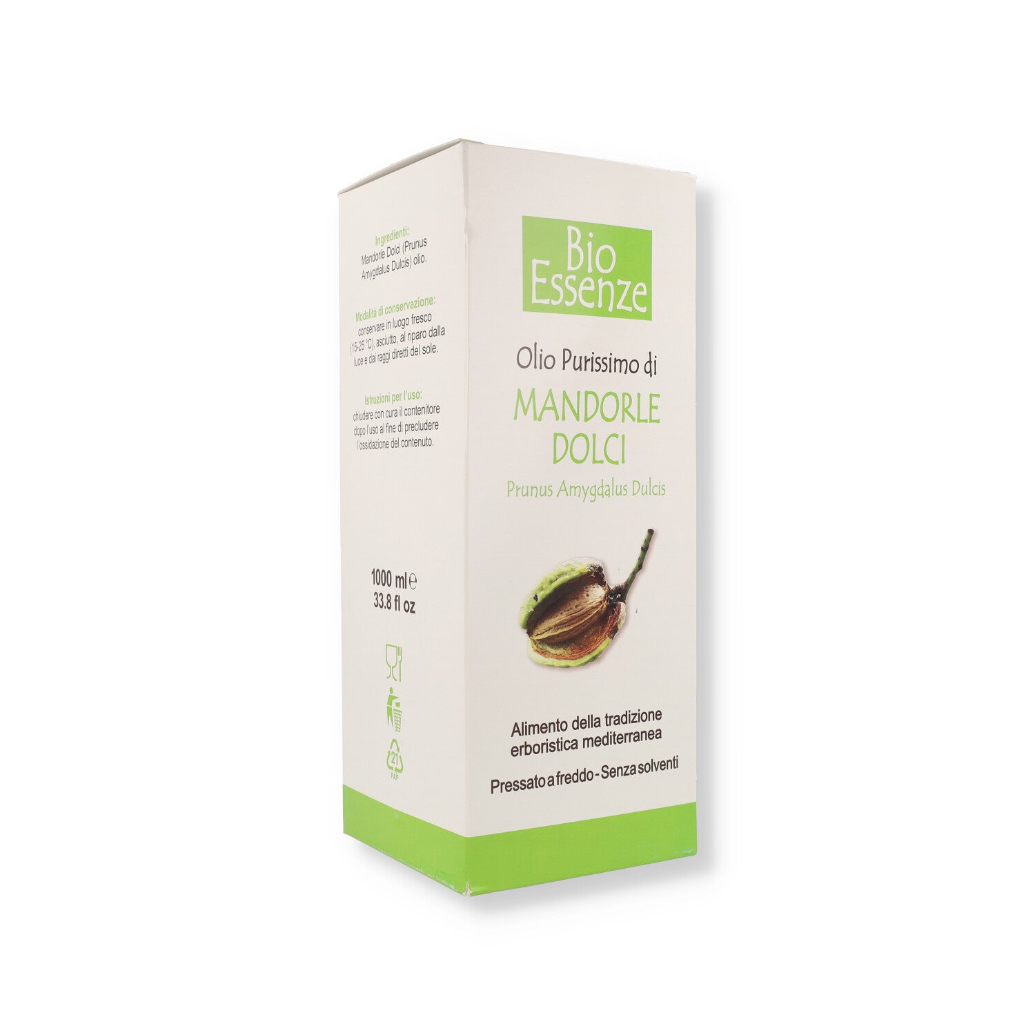 BIO ESSENZE OLIO MANDORLE DOLCI 1L
