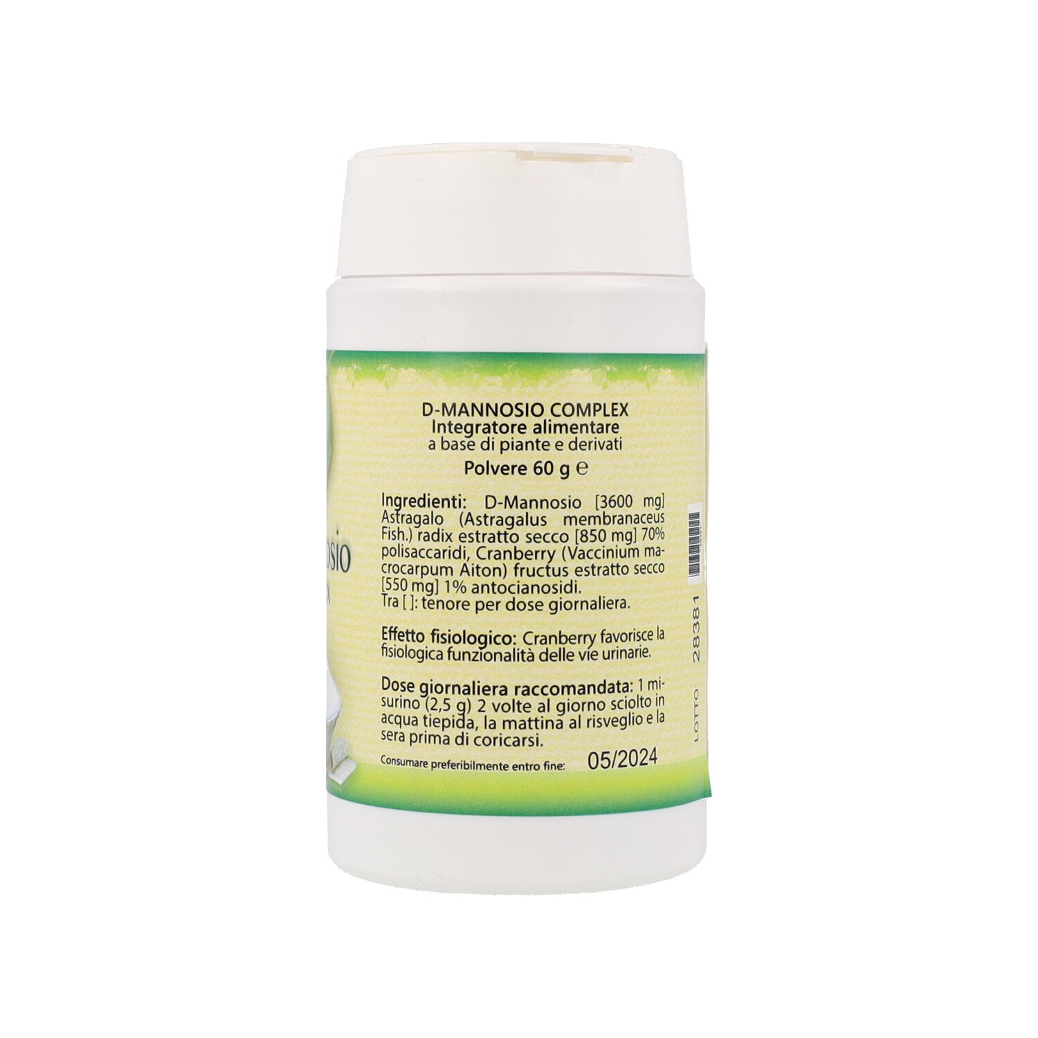 D-MANNOSIO POLVERE - 60G