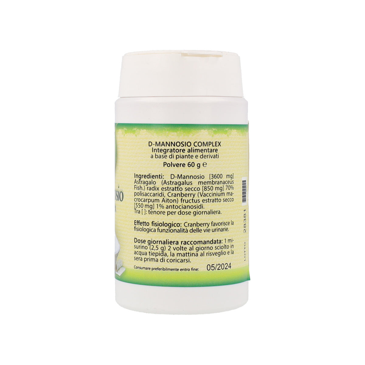 D-MANNOSIO POLVERE - 60G
