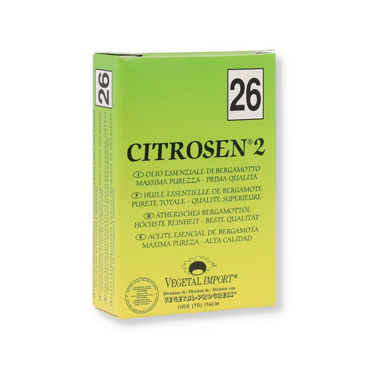OLIO ESSENZIALE CITROSEN 2 BERGAMOTTO - 10 ML