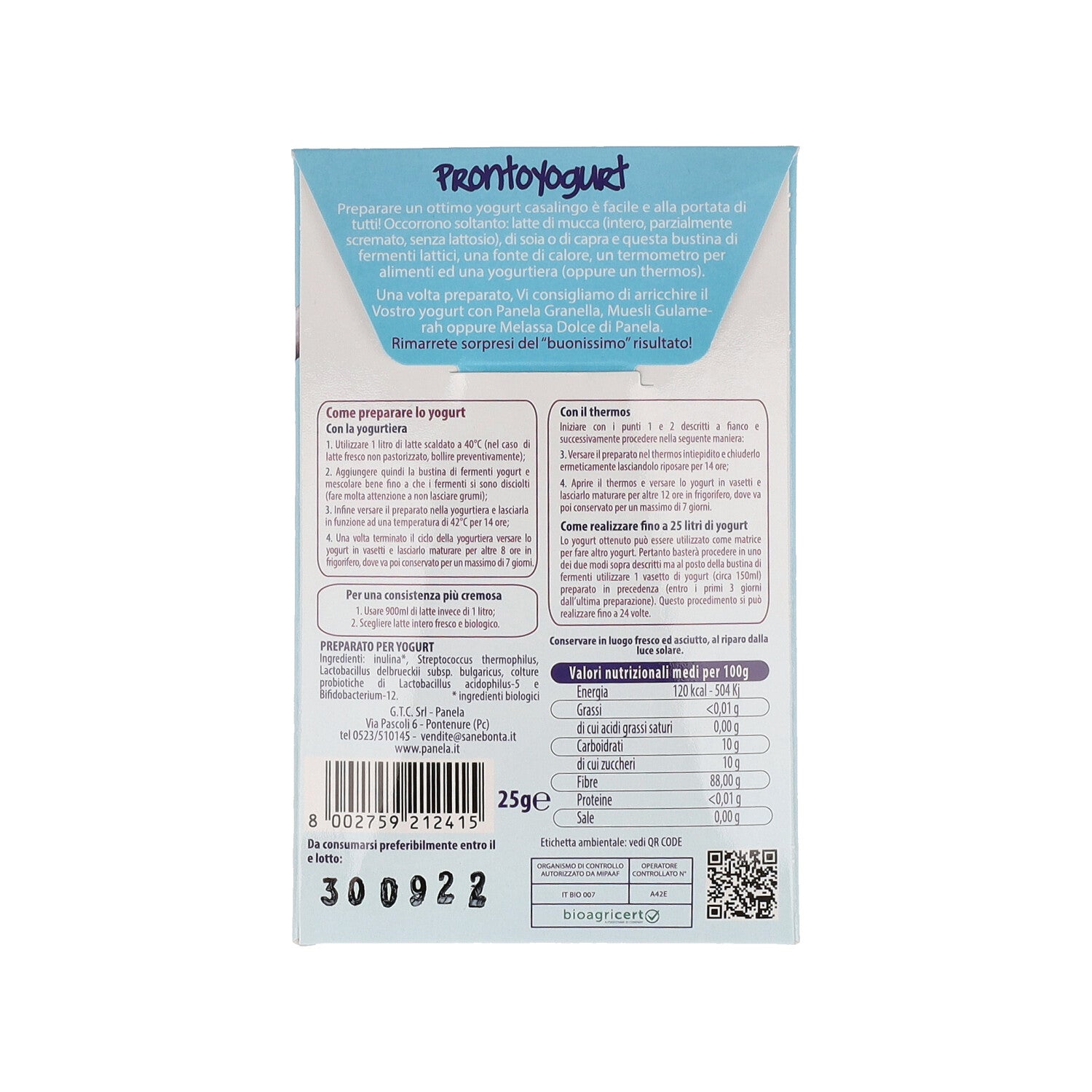 FERMENTI YOGURT 25G