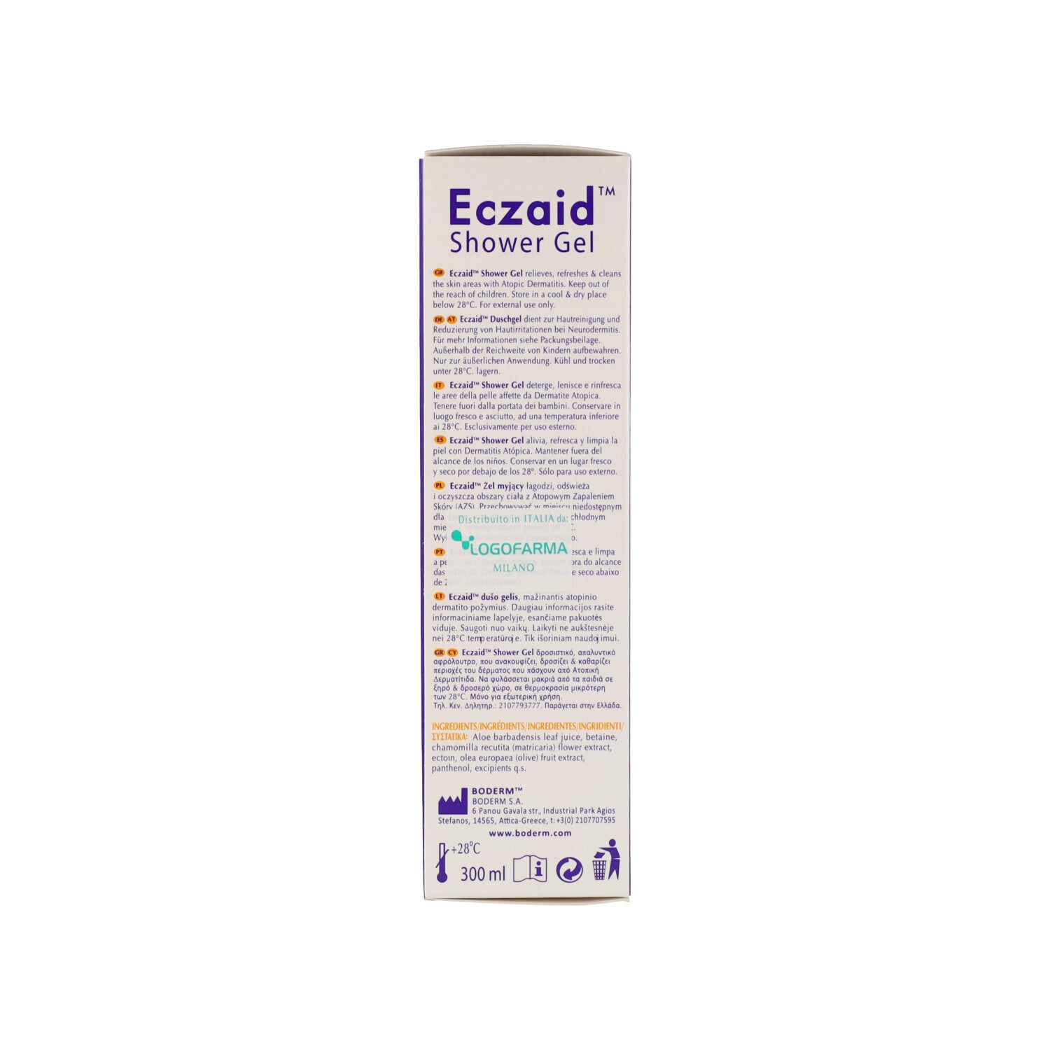 ECZAID SHOWER GEL 300ML