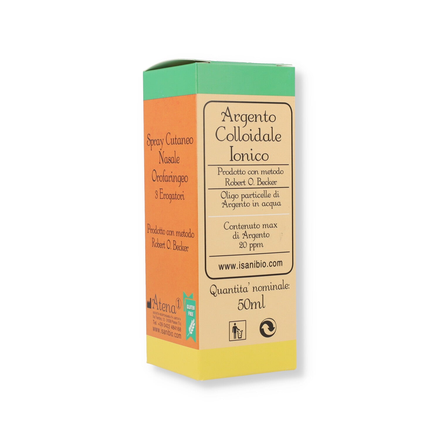 ARGENTO COLLOIDALE IONICO 50ML 20PPM