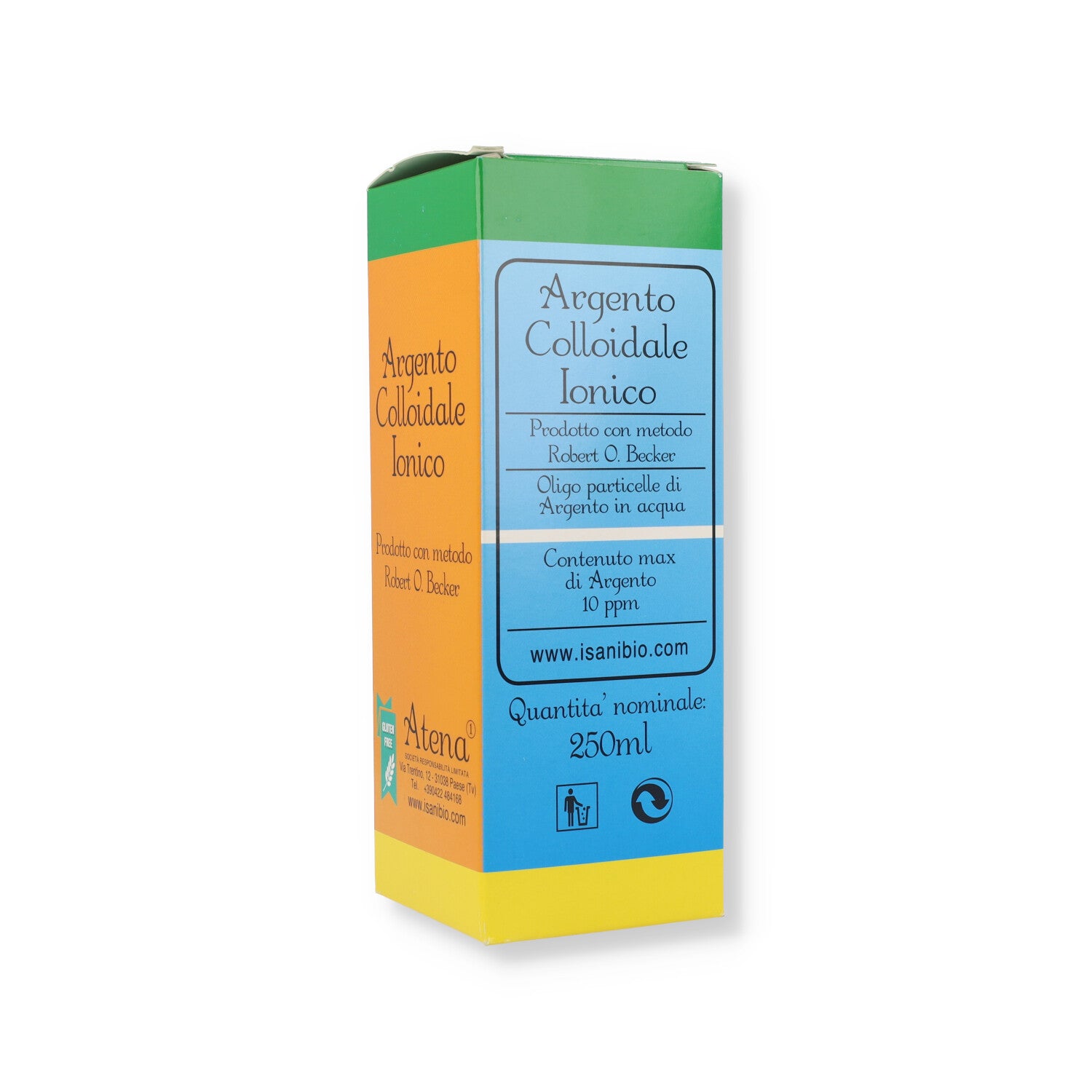 ARGENTO COLLOIDALE IONICO 10PPM - 250ML
