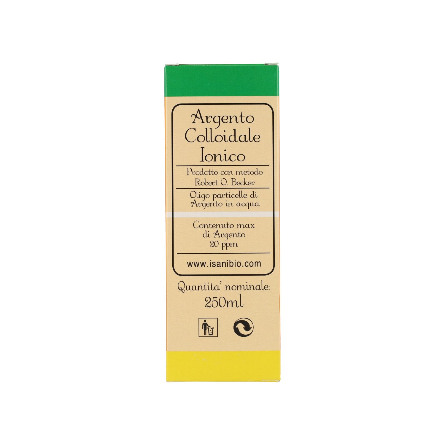 ARGENTO COLLOIDALE IONICO 20PPM - 250ML