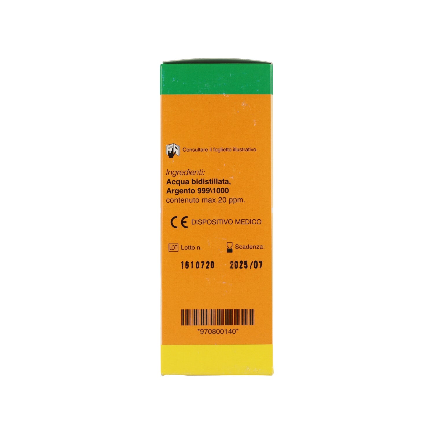 ARGENTO COLLOIDALE IONICO 20PPM - 250ML