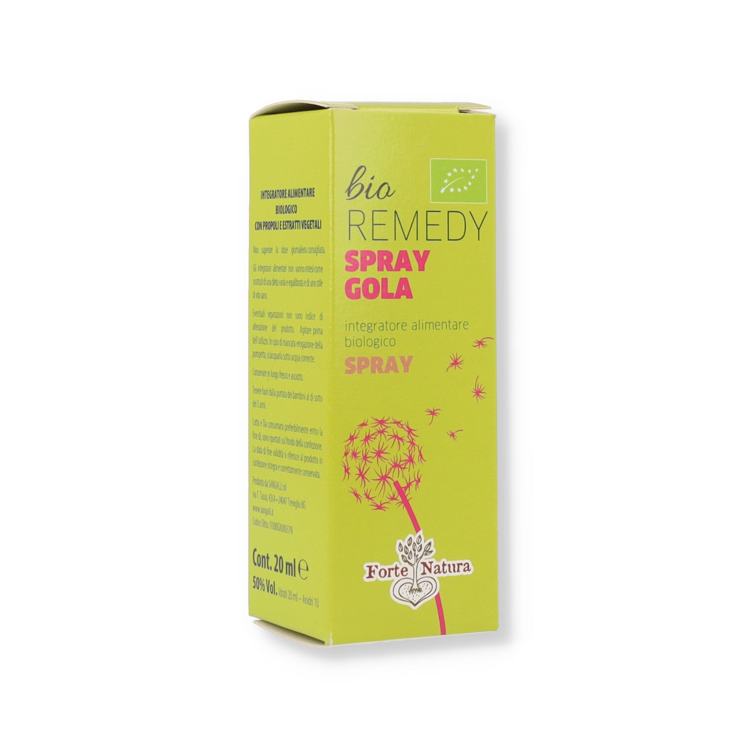 BIO REMEDY SPRAY GOLA - 20ML