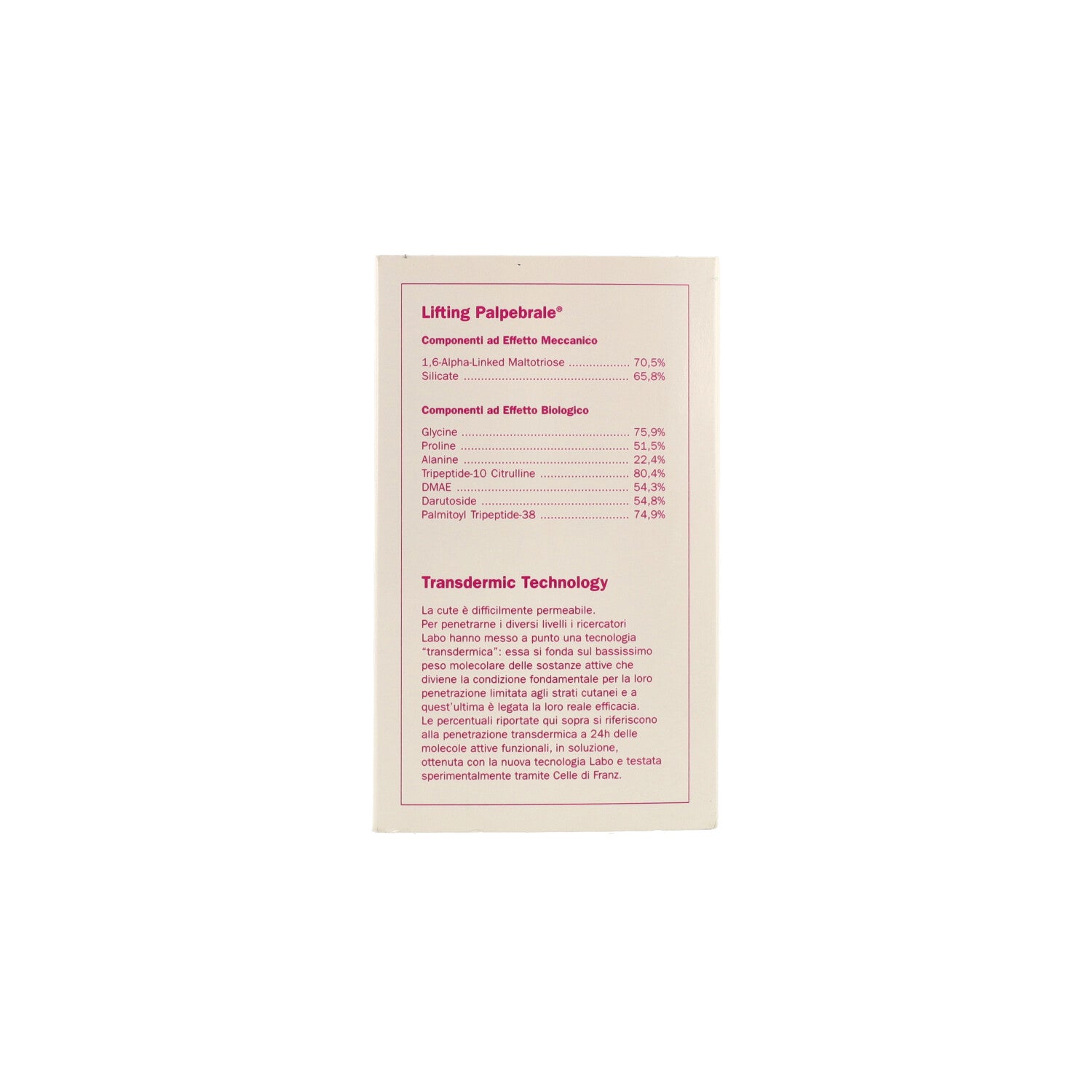 LABO TRATTAMENTO COMPLETO LIFTING PALPEBRALE 1 20ML+30ML