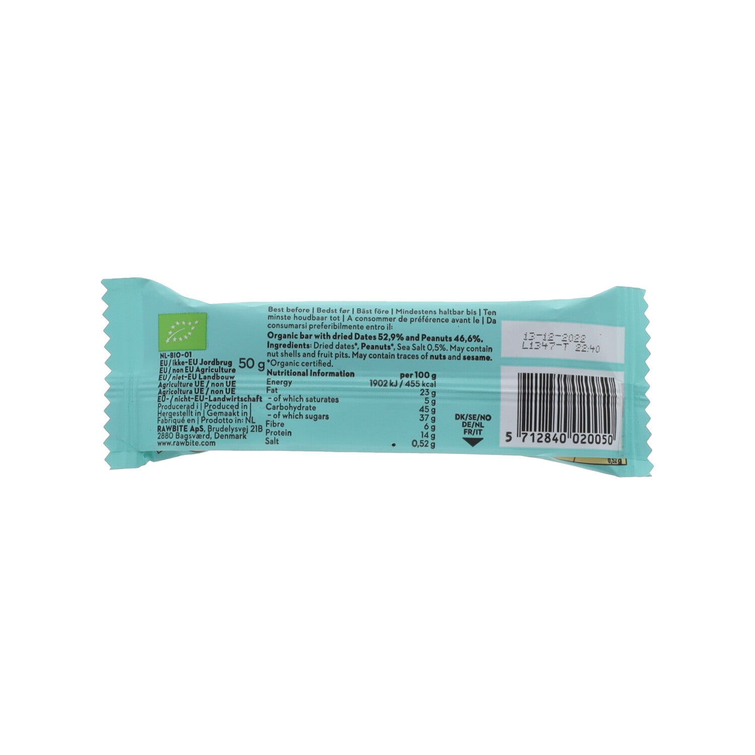 RAW BITE PEANUT 50G