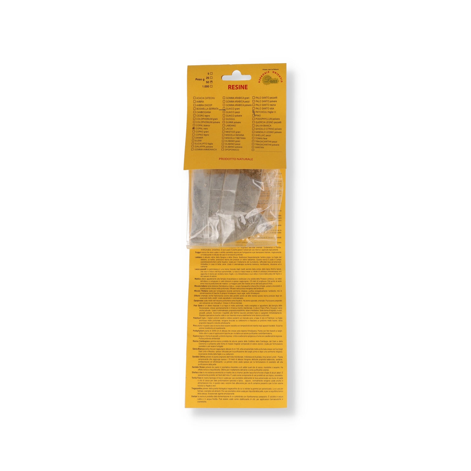 COPAL NERO RESINA 50G
