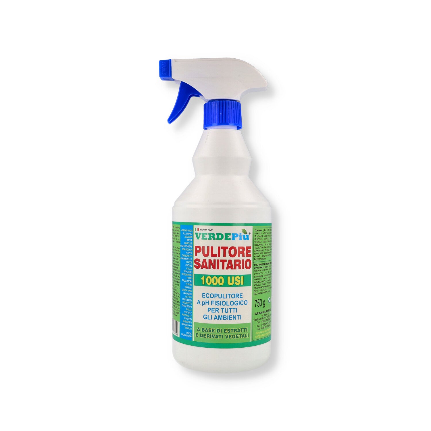 VERDEPIU' PULITORE SANITA750ML