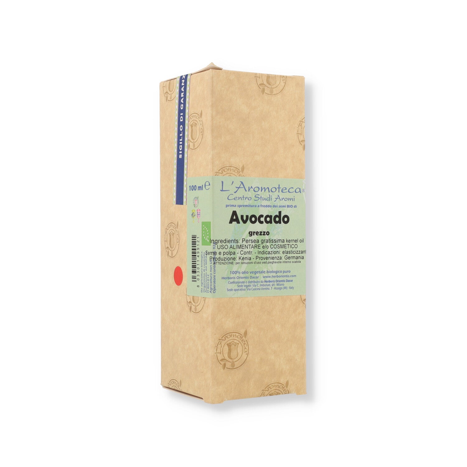 AVOCADO OLIO VEGETALE GREZZO 100ML