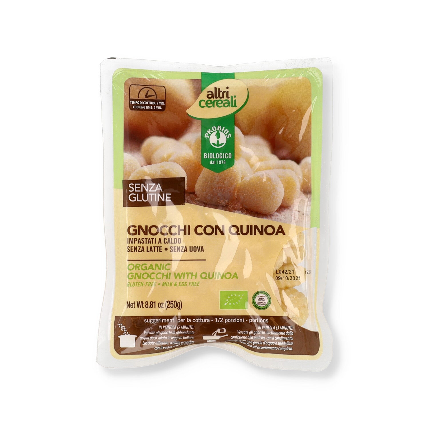 ALTRICEREALI GNOCCHI QUINOA 250G
