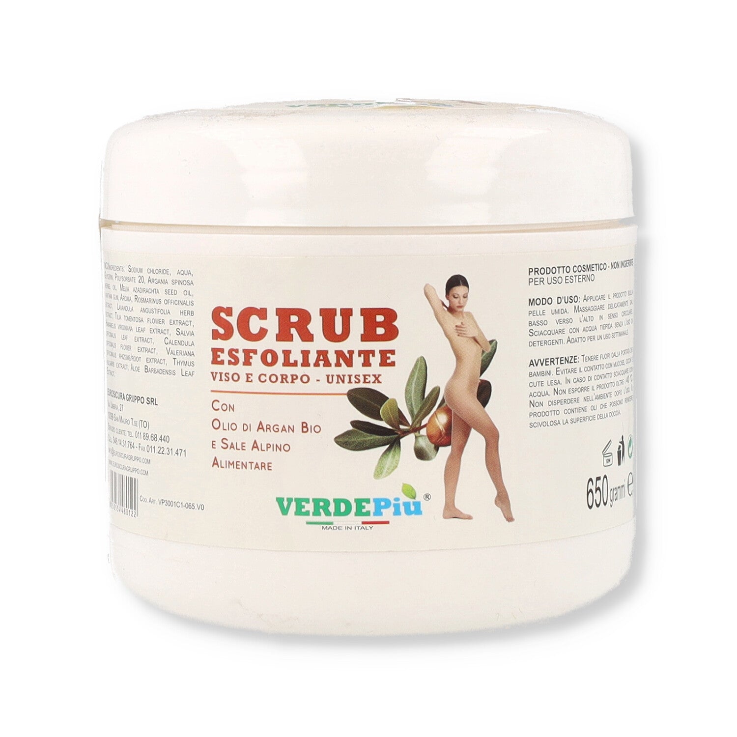 VERDEPIU' SCRUB ESFOLIANTE V/C