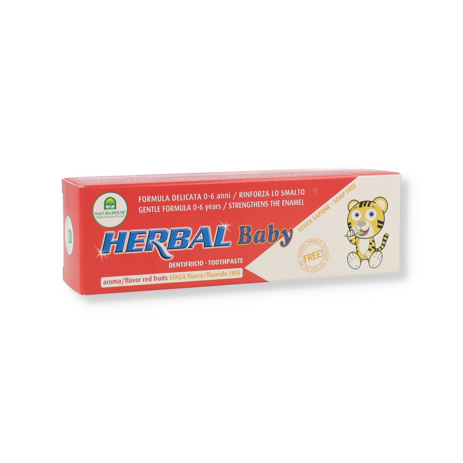 BABY DENTIFRICIO FRUTTI ROSSI S/FLUORO