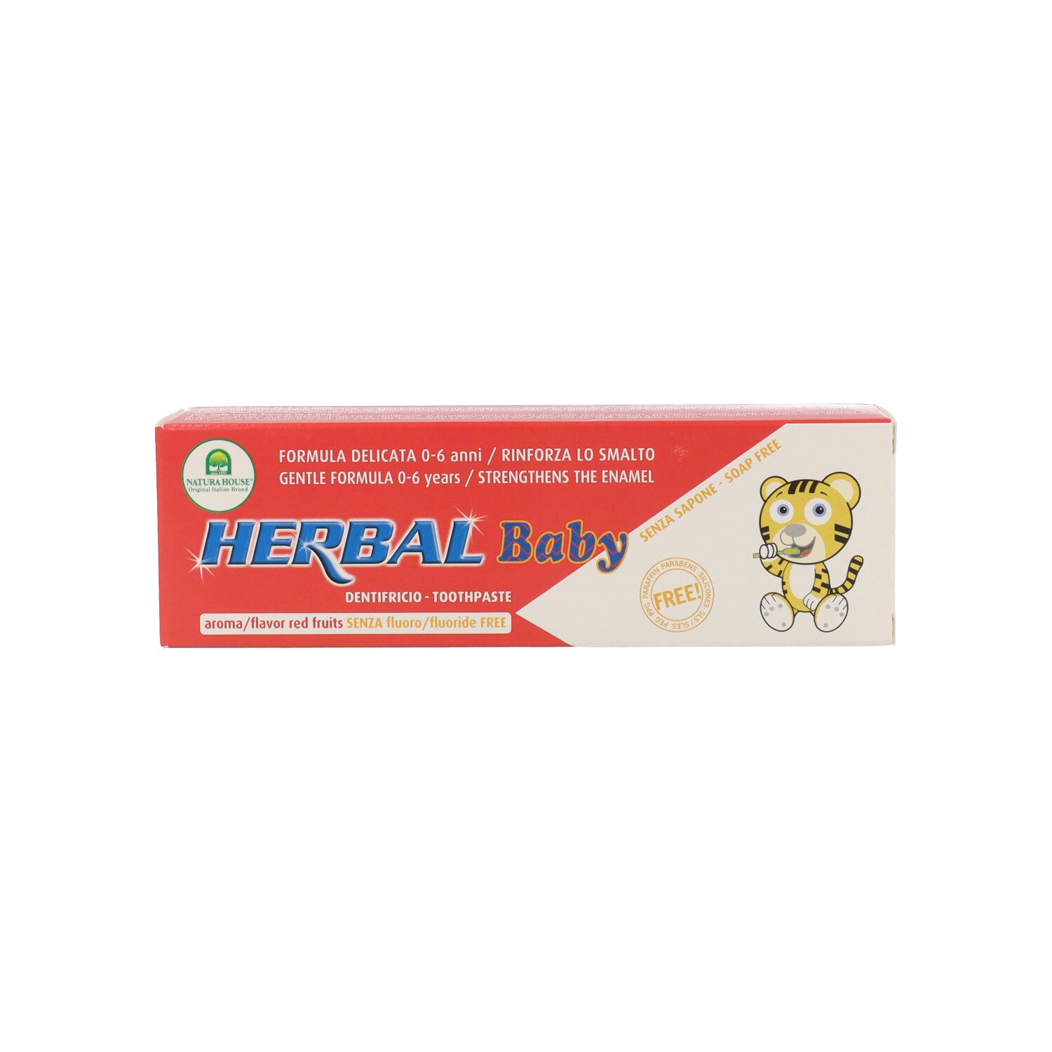 BABY DENTIFRICIO FRUTTI ROSSI S/FLUORO