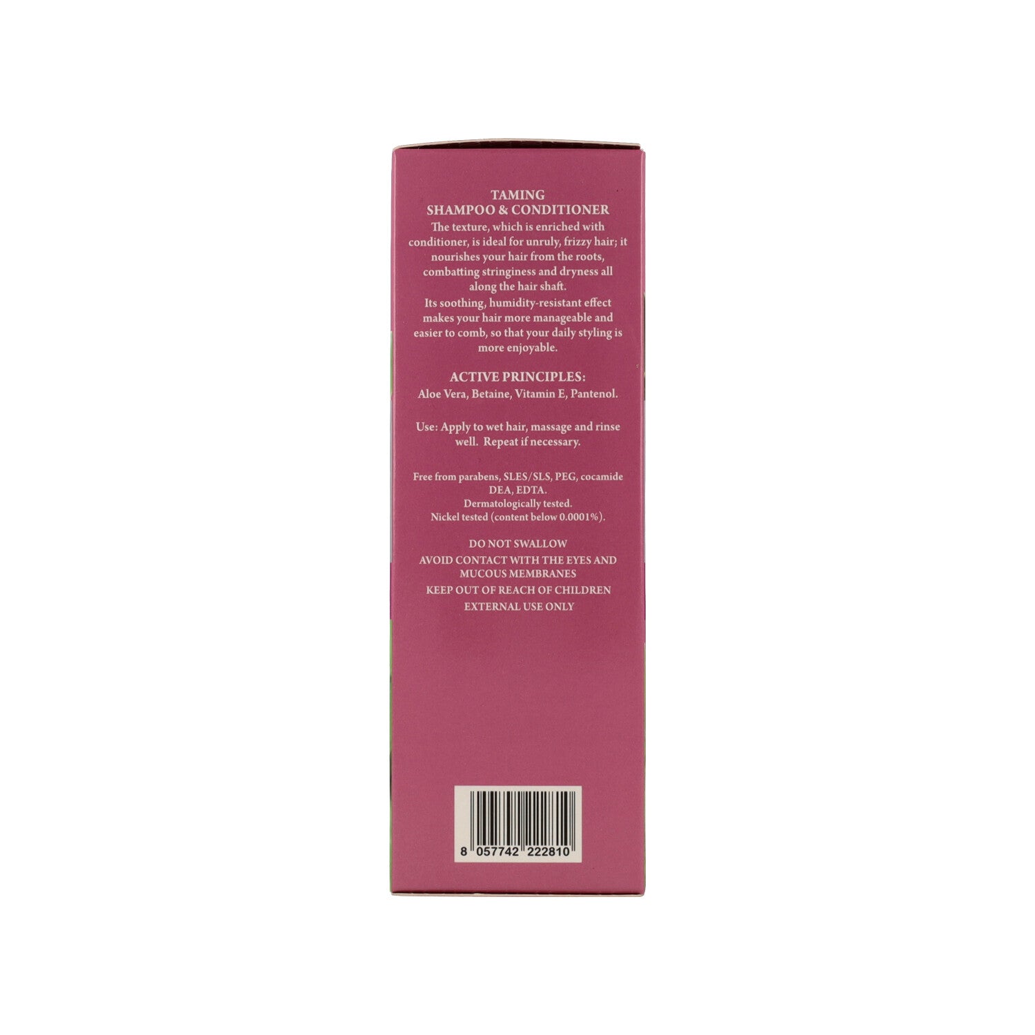 NATUR UNIQUE SHAMPOO ALOE DISC