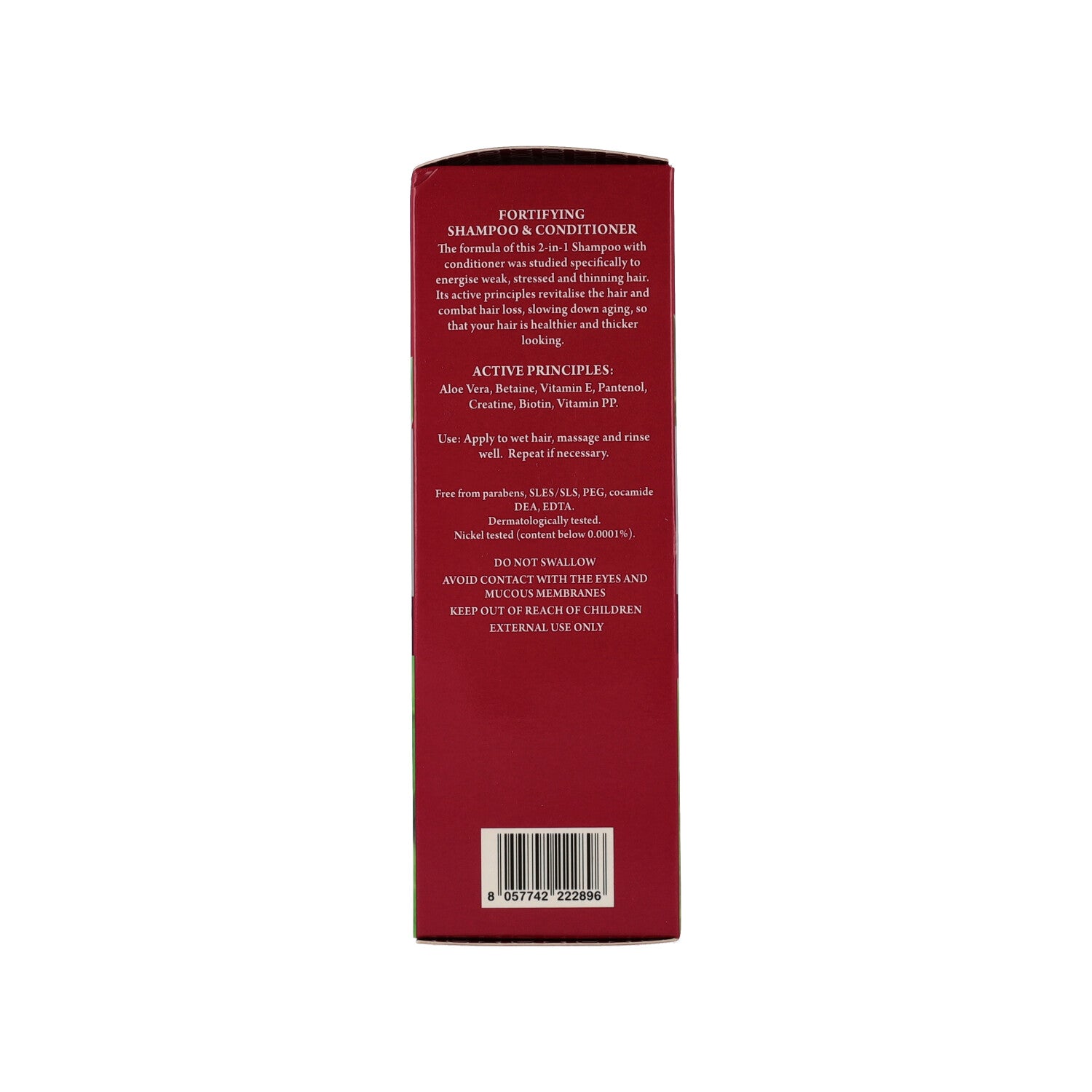 NATUR UNIQUE SHAMPOO ALOE FORT