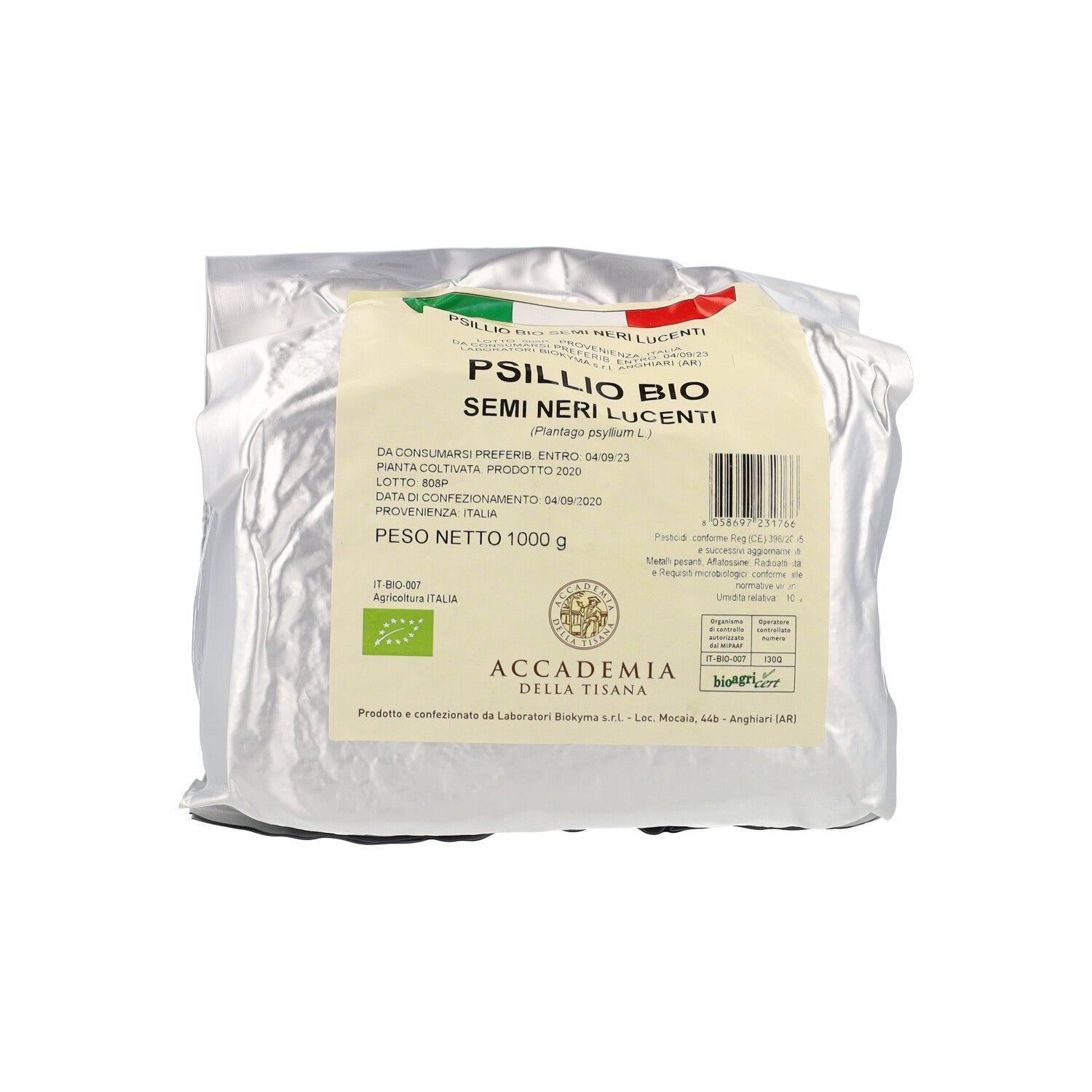 PSILLIO BIOLOGICO SEMI NERI LUCENTI 1KG