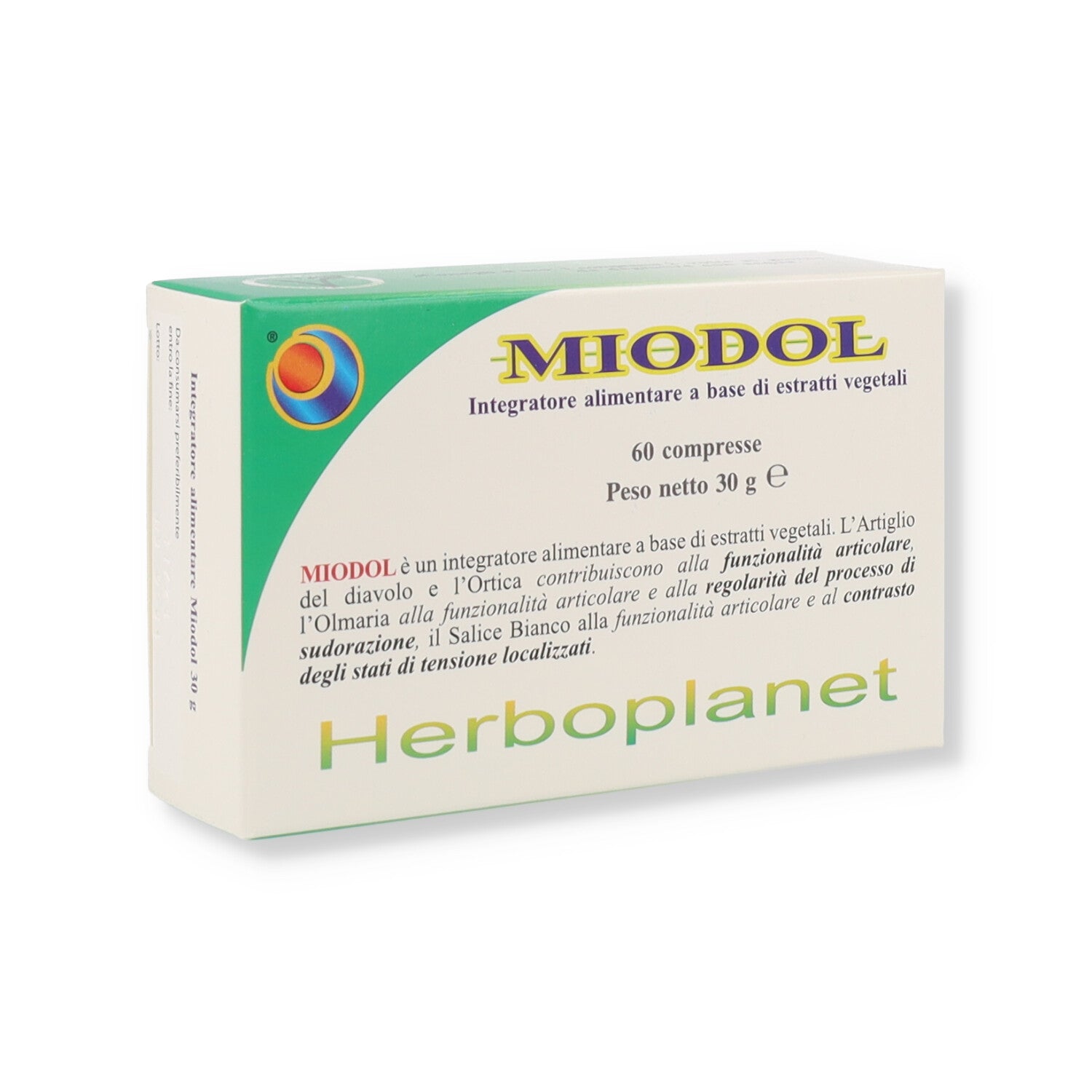 MIODOL 60 COMPRESSE BLISTER 30G