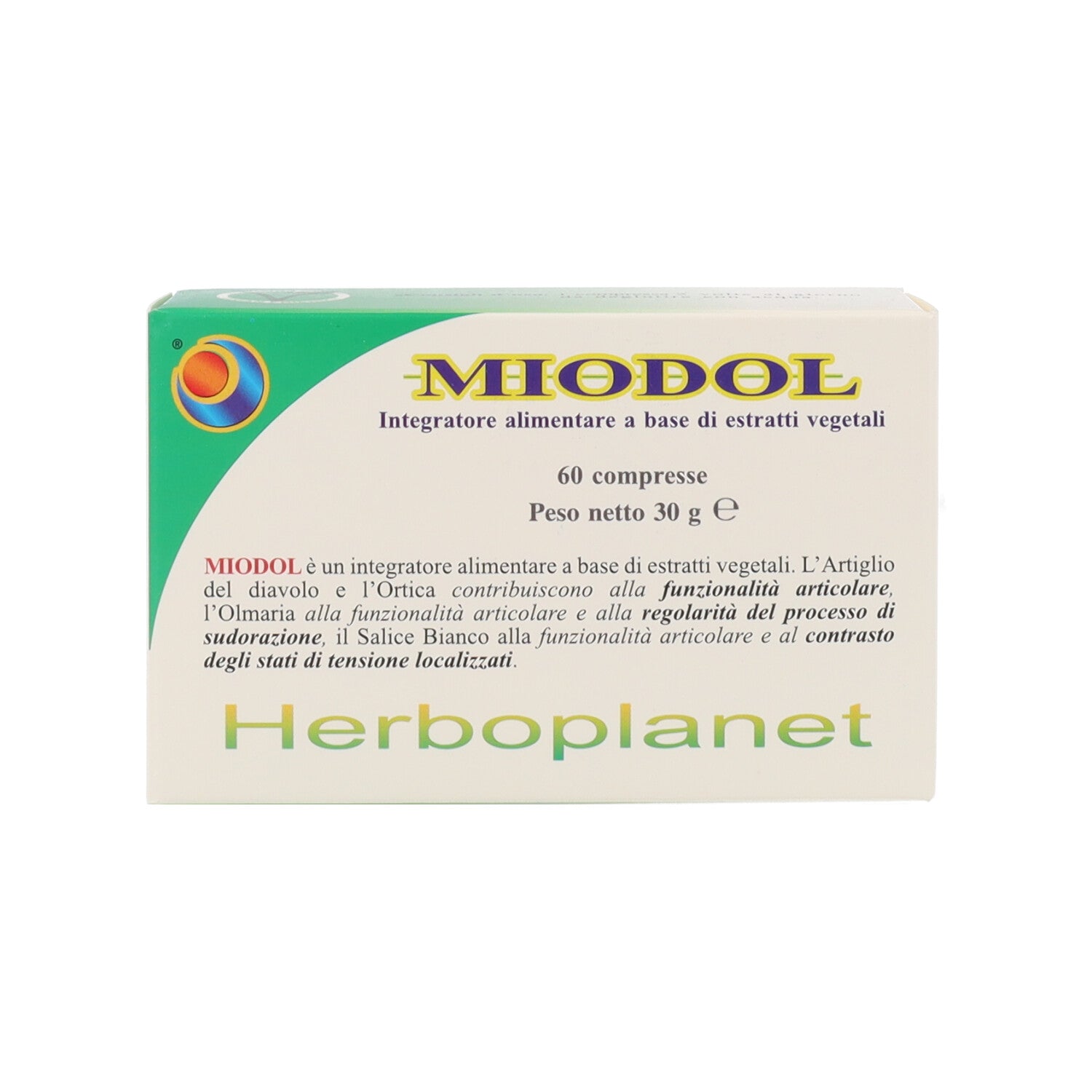 MIODOL 60 COMPRESSE BLISTER 30G