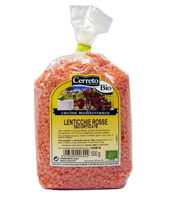 LENTICCHIE ROSSE DECORTICATE 500G