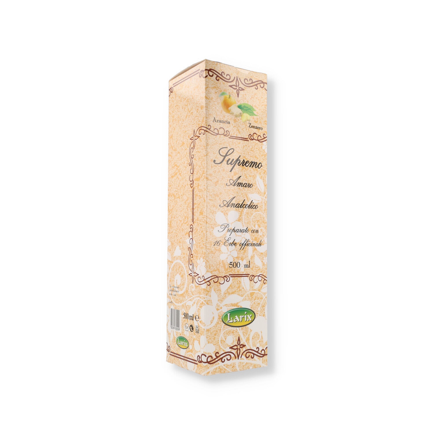SUPREMO AMARO ARANCIA ZENZERO ANALCOLICO - 500 ML