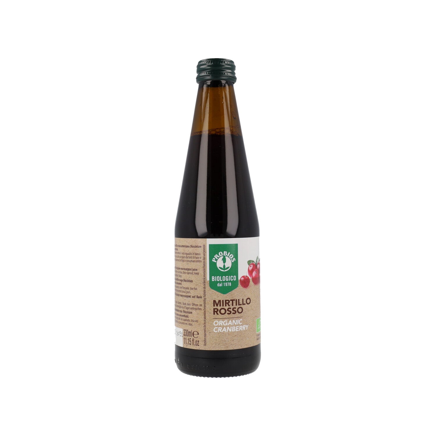 SUCCO DI CRANBERRY MIRTILLO ROSSO 330ML