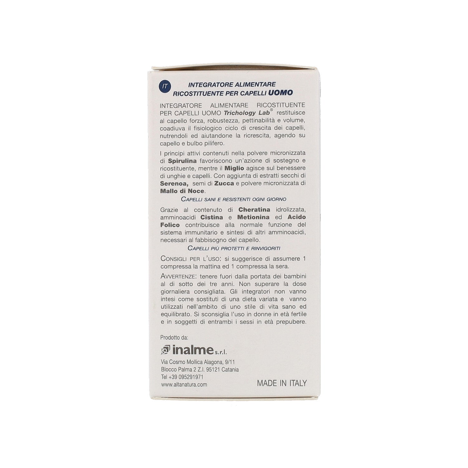 TRICHOLOGY LAB 50CPR UOMO ANTICADUTA