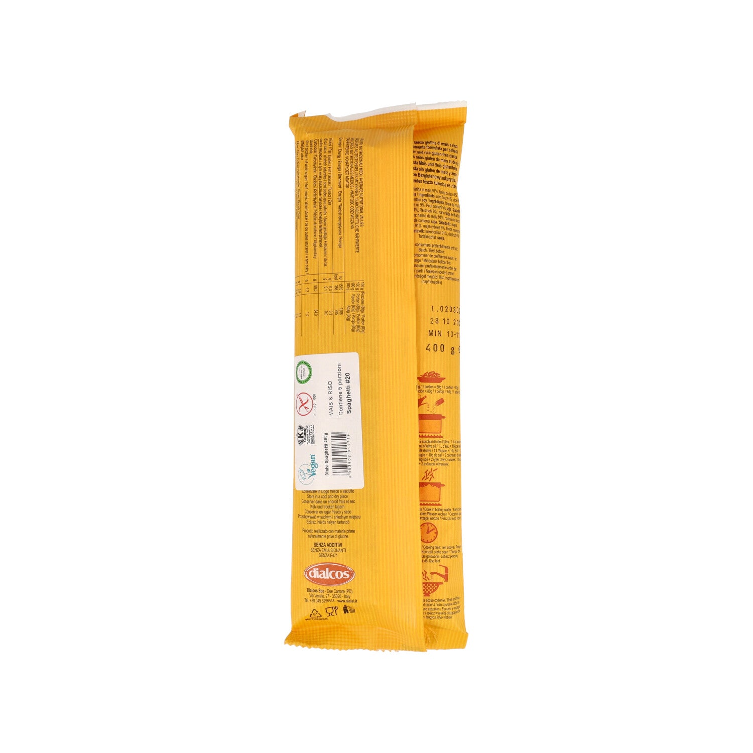 DIALSI' PASTA R/M SPAGH N20