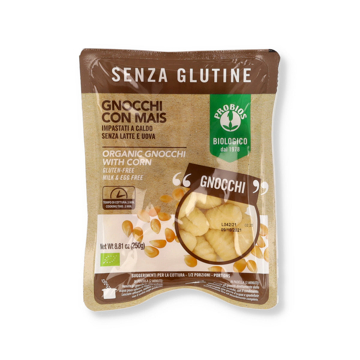 GNOCCHI CON MAIS 250G