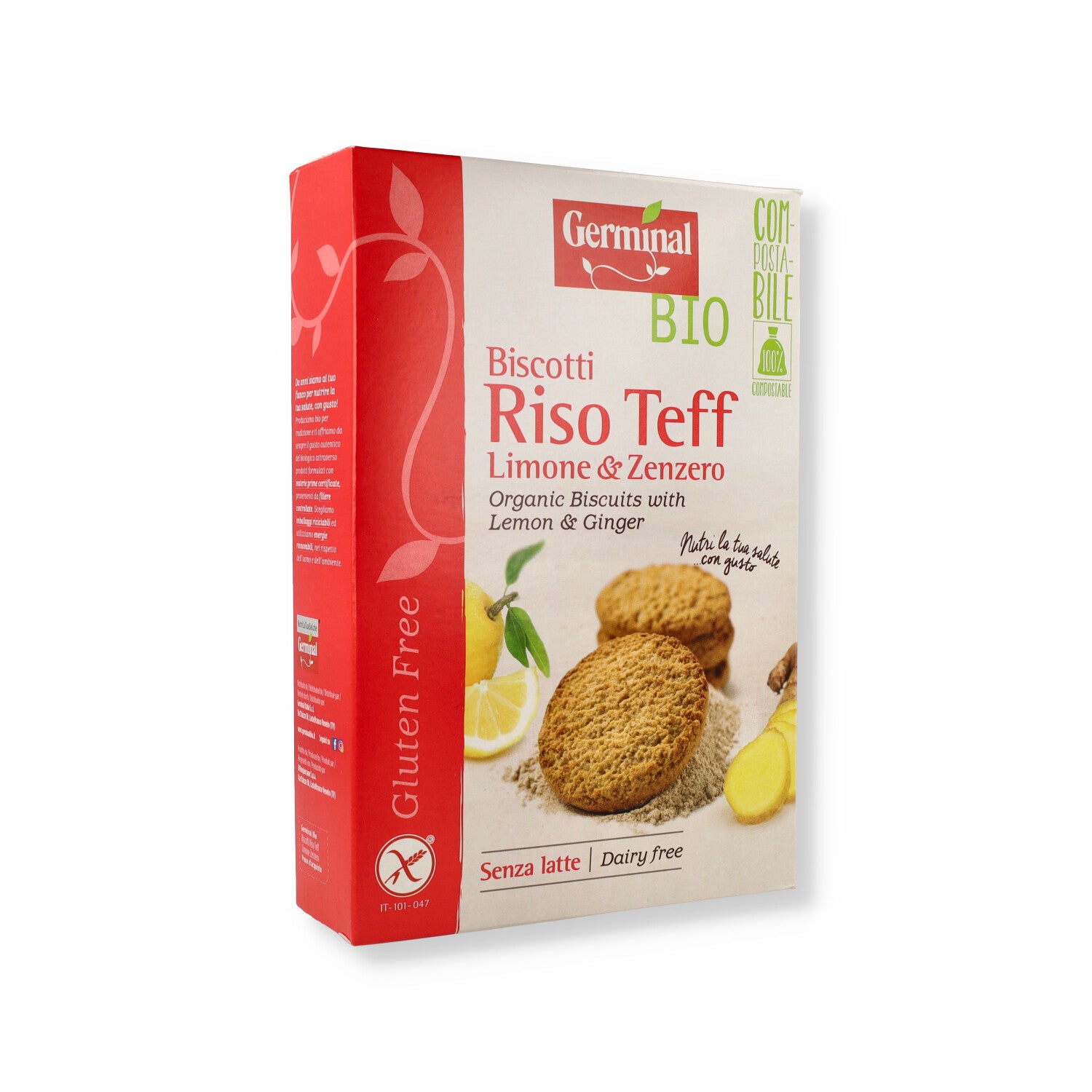 GERMINAL BIO BISCOTTI RISO TEFF SENZA GLUTINE 250G