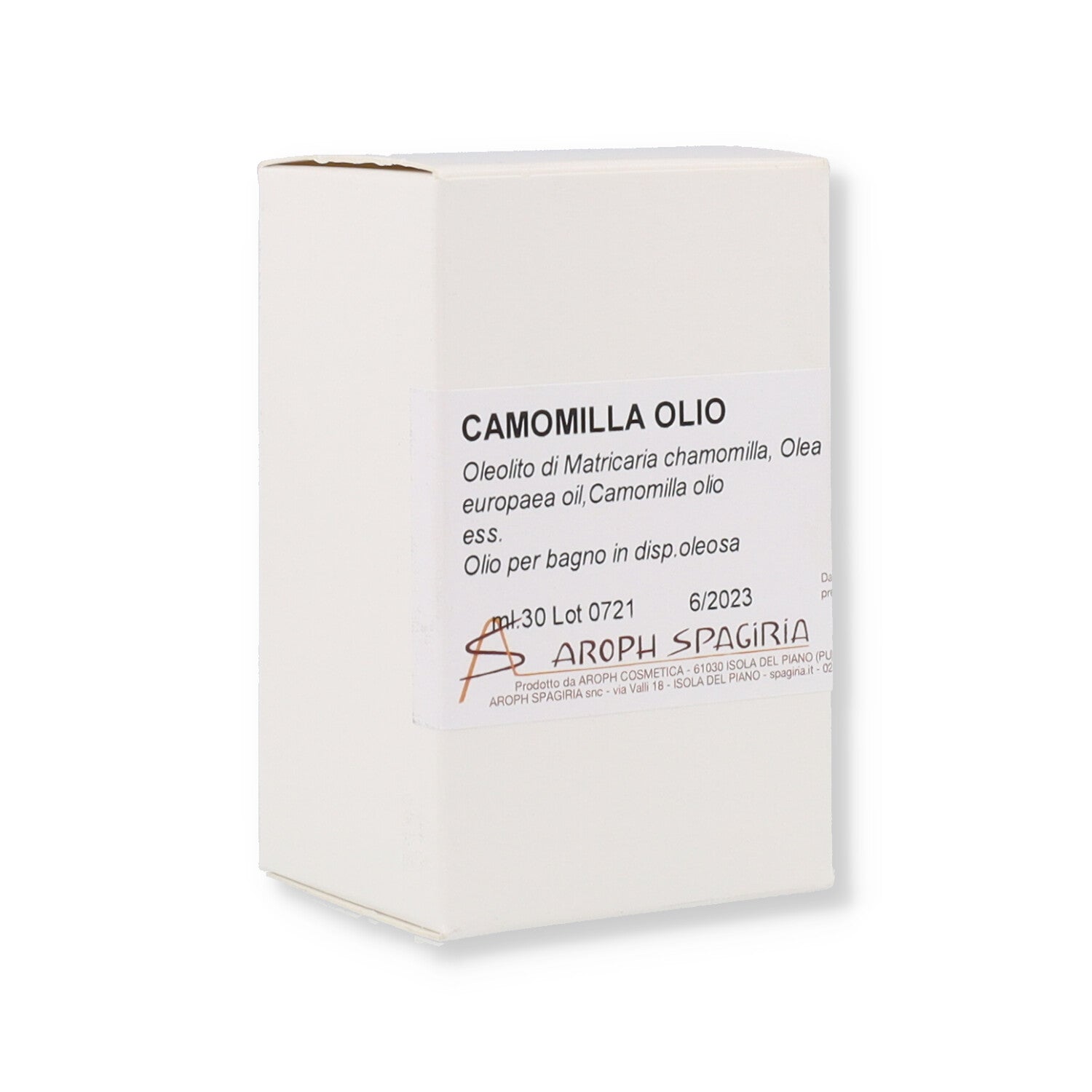 CAMOMILLA OLIO BAGNO 30ML
