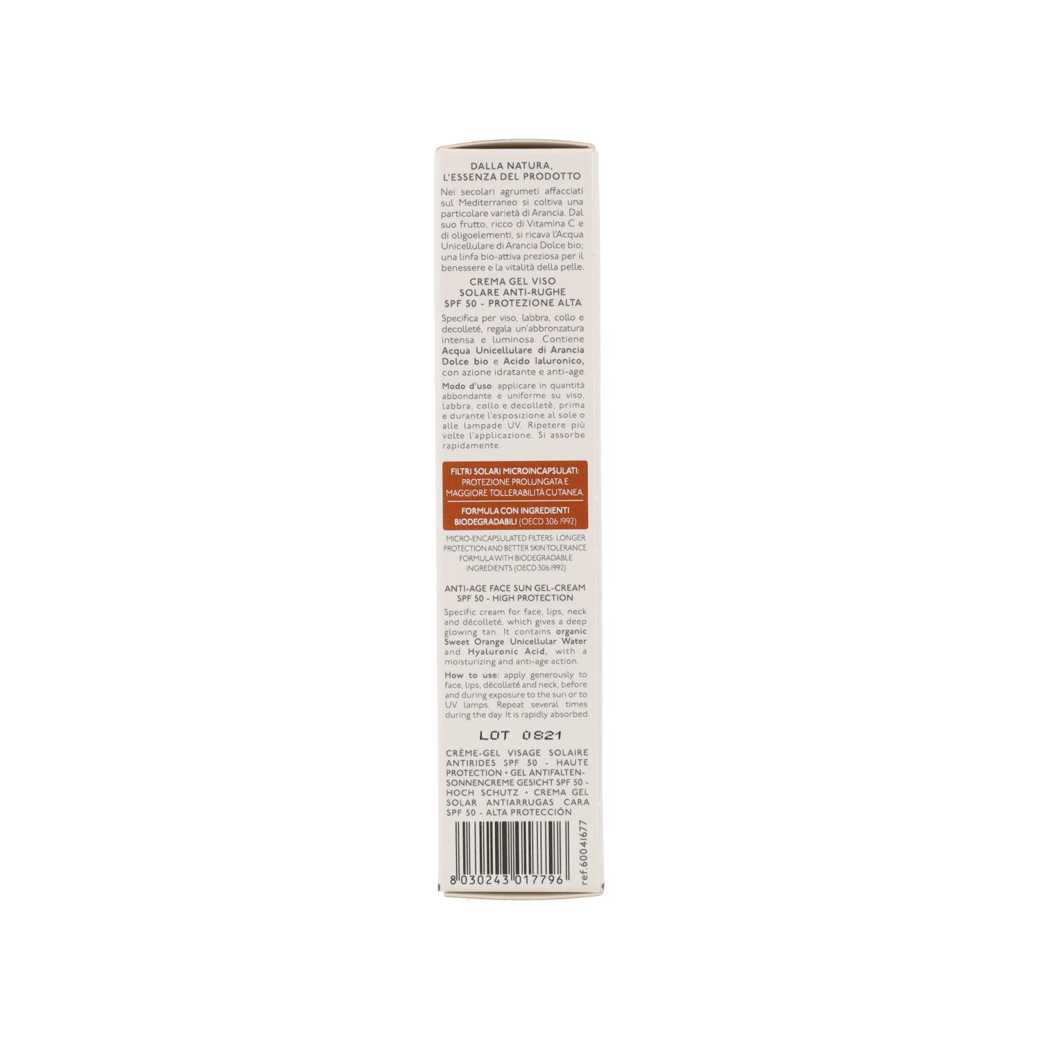 NATURE'S SOLARI VISO SPF50 50ML