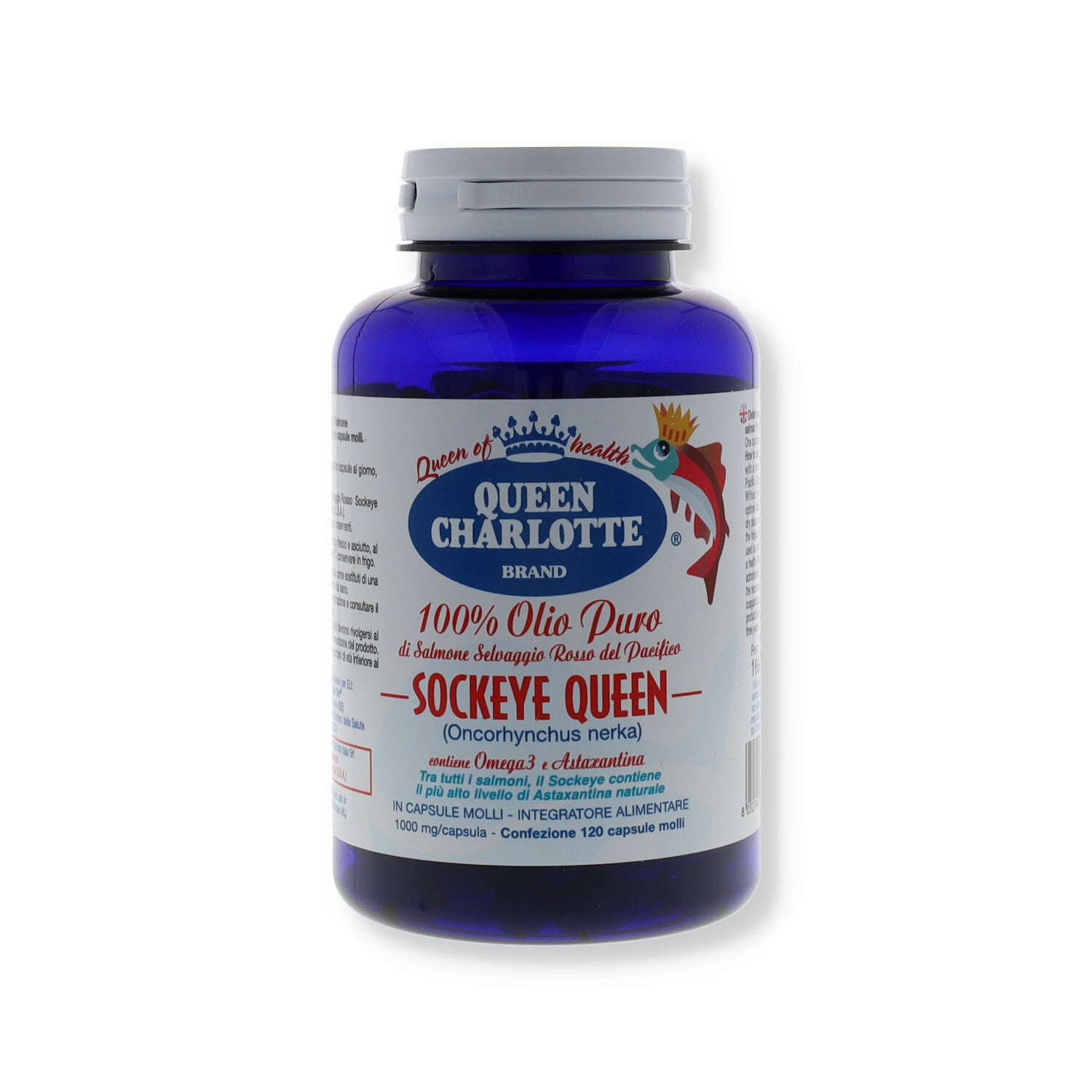 OLIO PURO SALMONE ROSSO 120 CPS