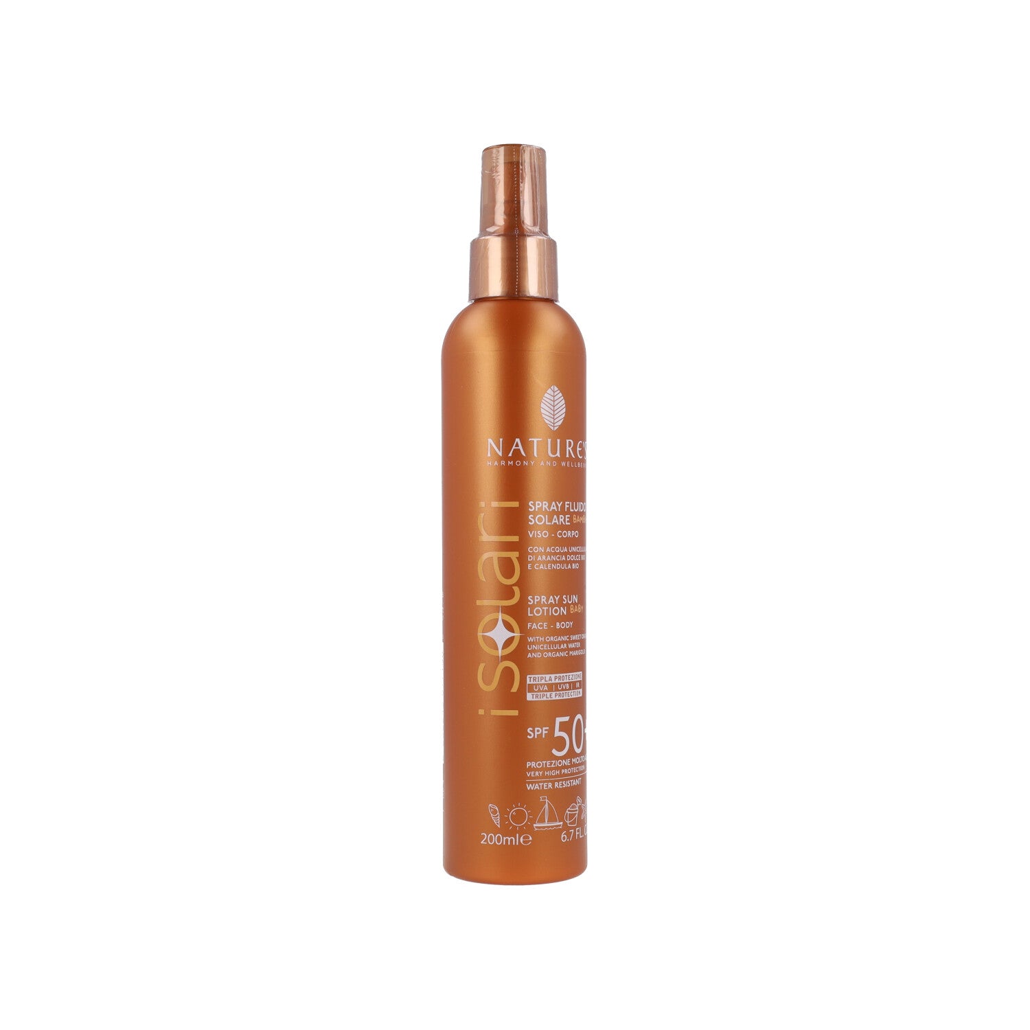 NATURE'S SPRAY FLUIDO SOLARE SPF50+ 200ML