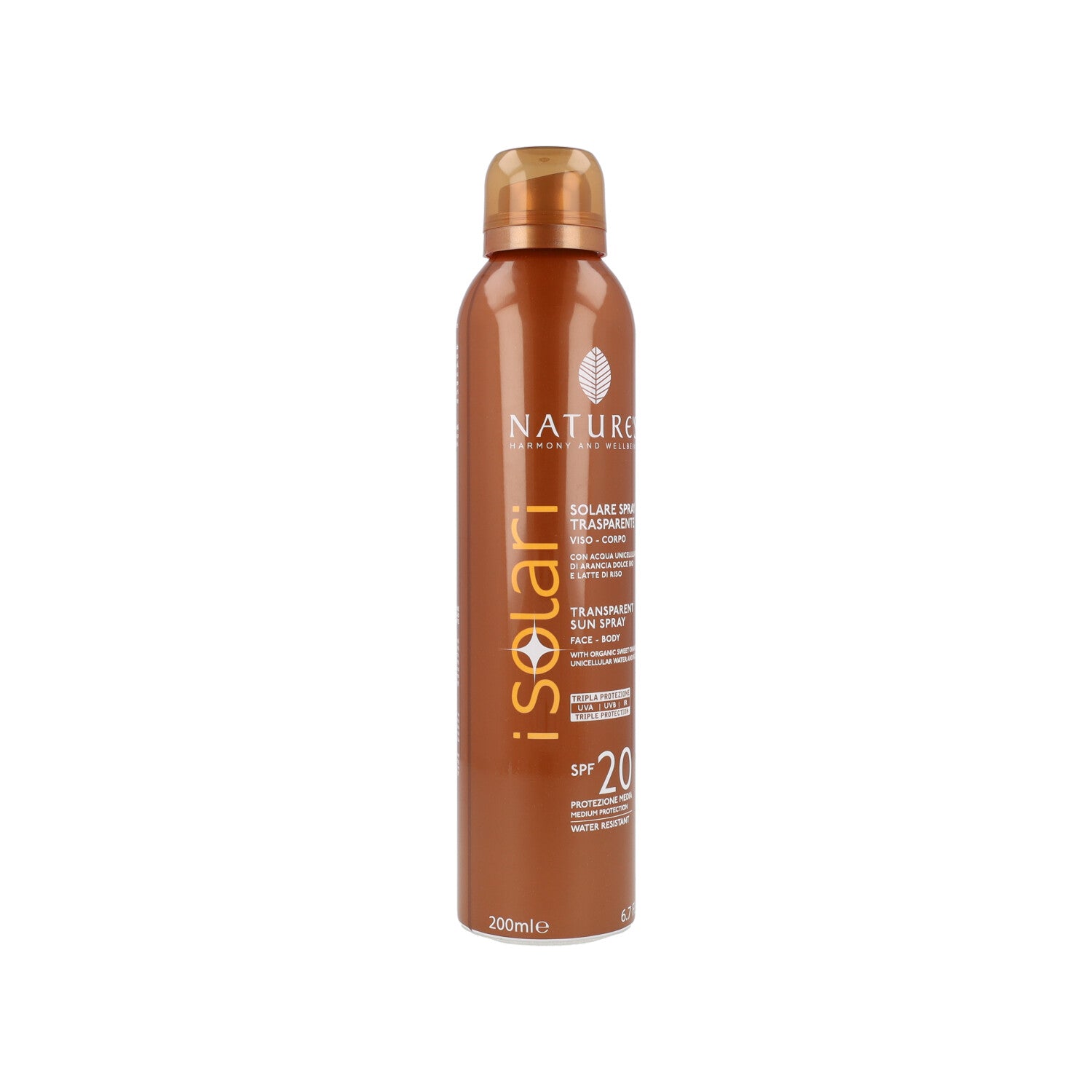NATURE'S SPRAY TRASPARENTE SPF20 200ML